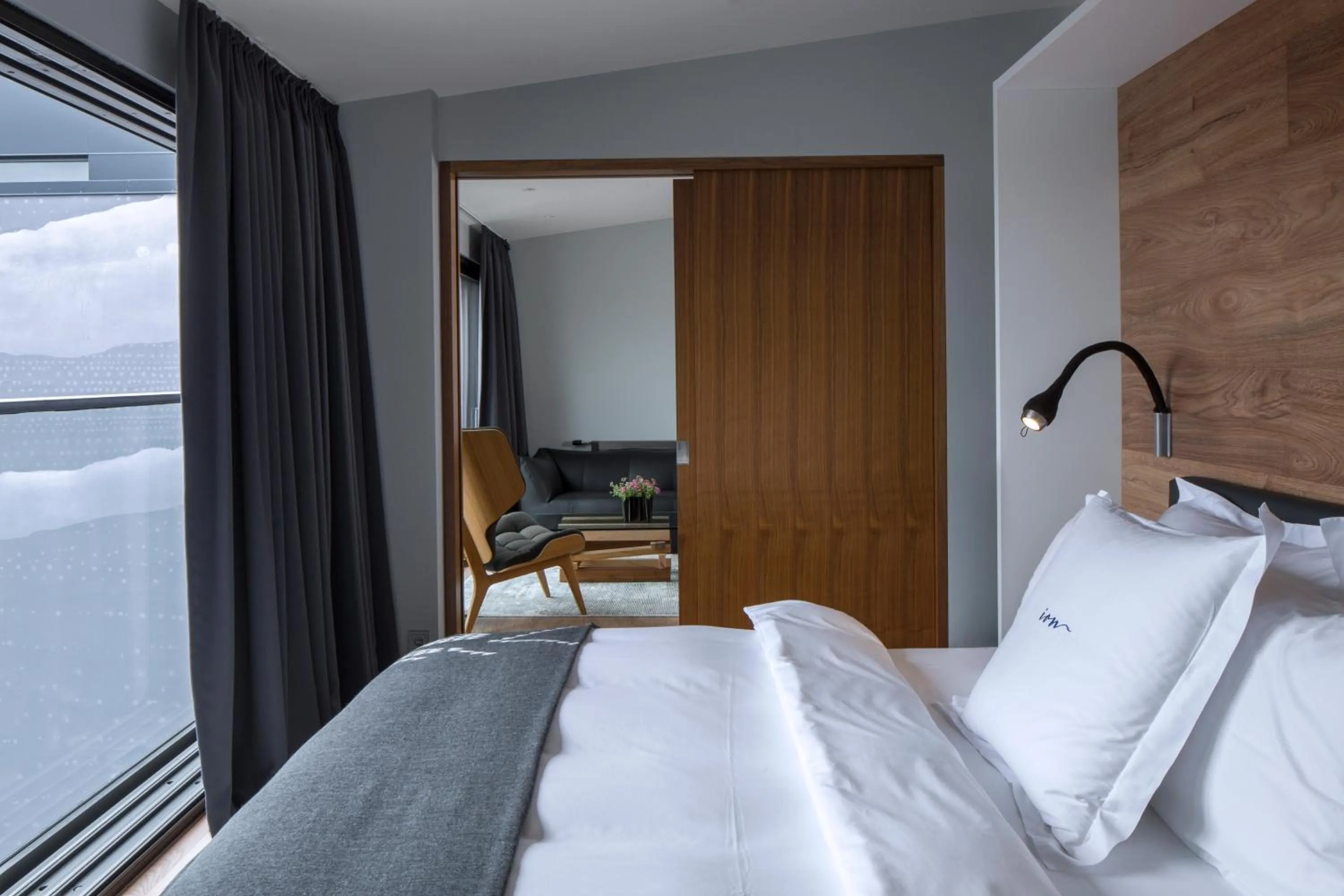 Bed in ION City Hotel, Reykjavik, a Member of Design Hotels