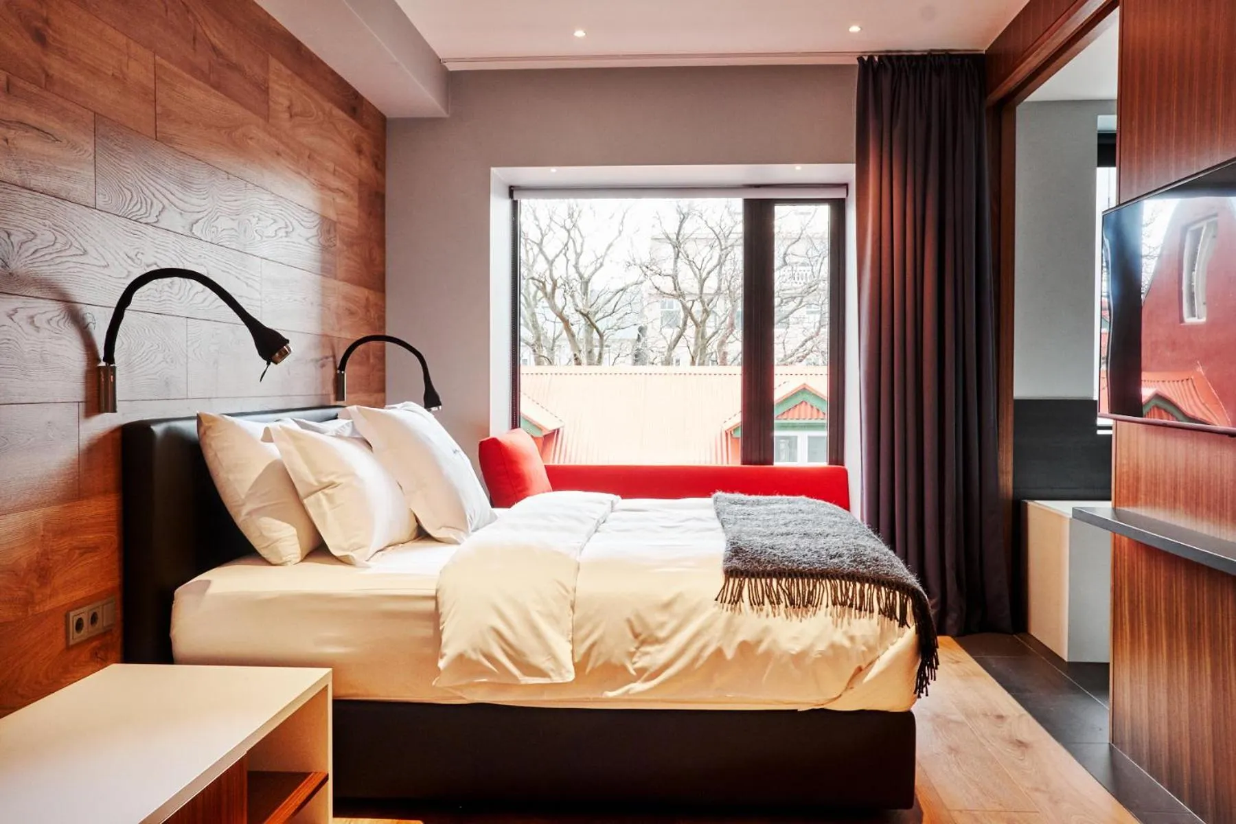 Bed in ION City Hotel, Reykjavik, a Member of Design Hotels
