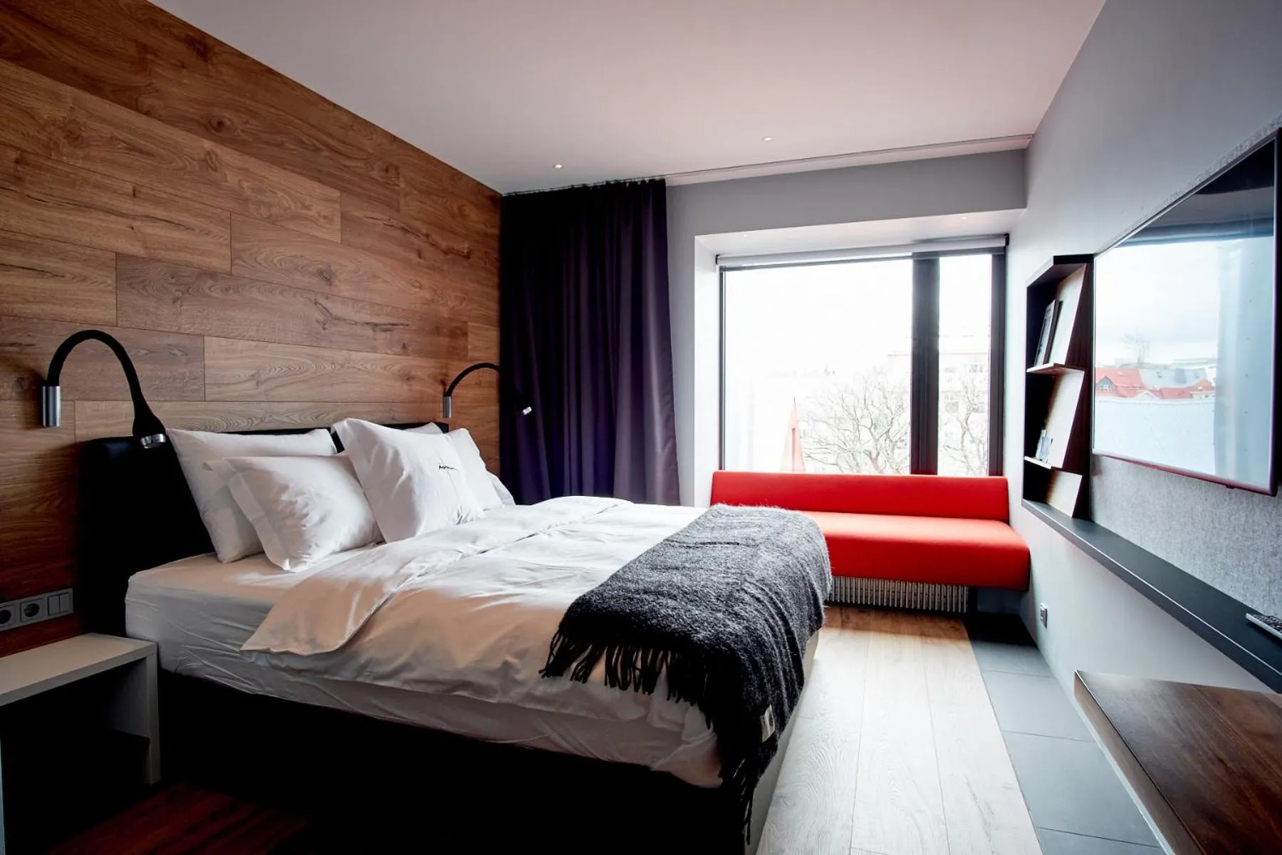 Bed in ION City Hotel, Reykjavik, a Member of Design Hotels