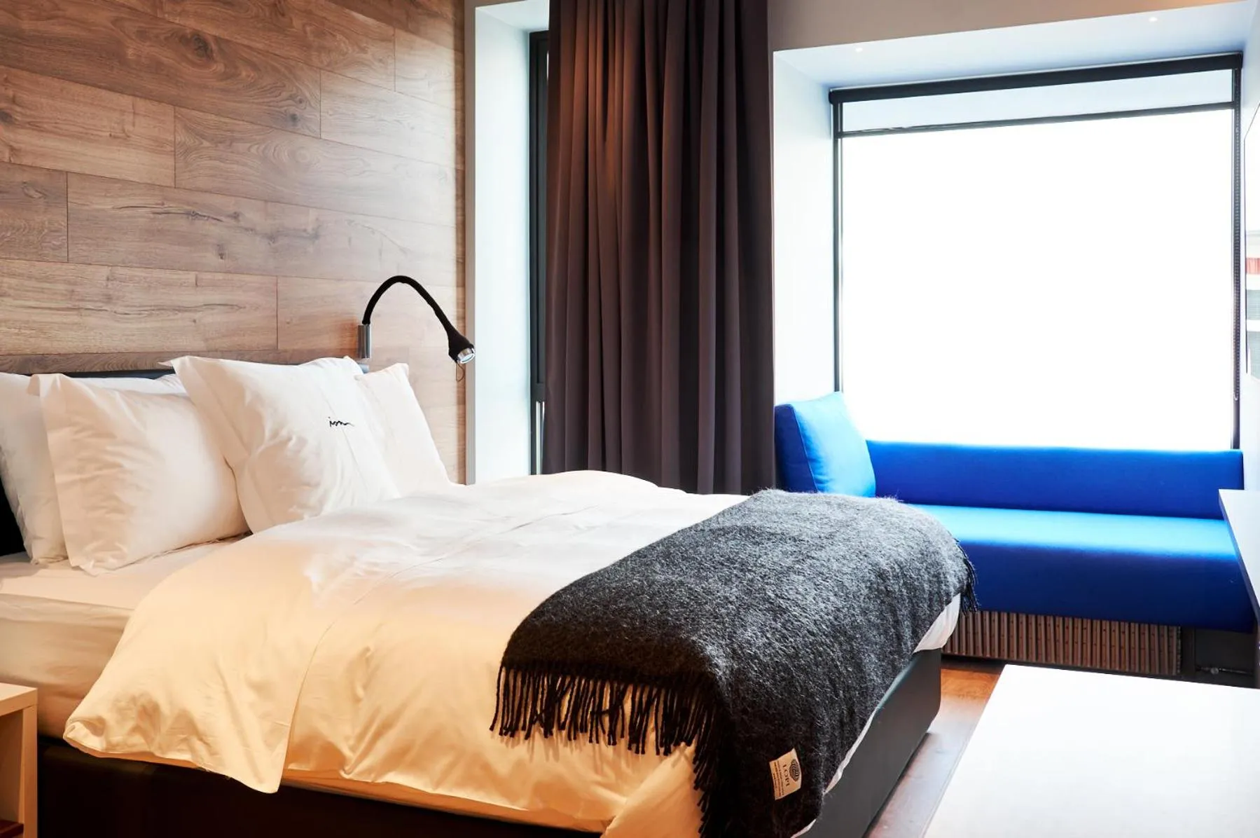 Bed in ION City Hotel, Reykjavik, a Member of Design Hotels