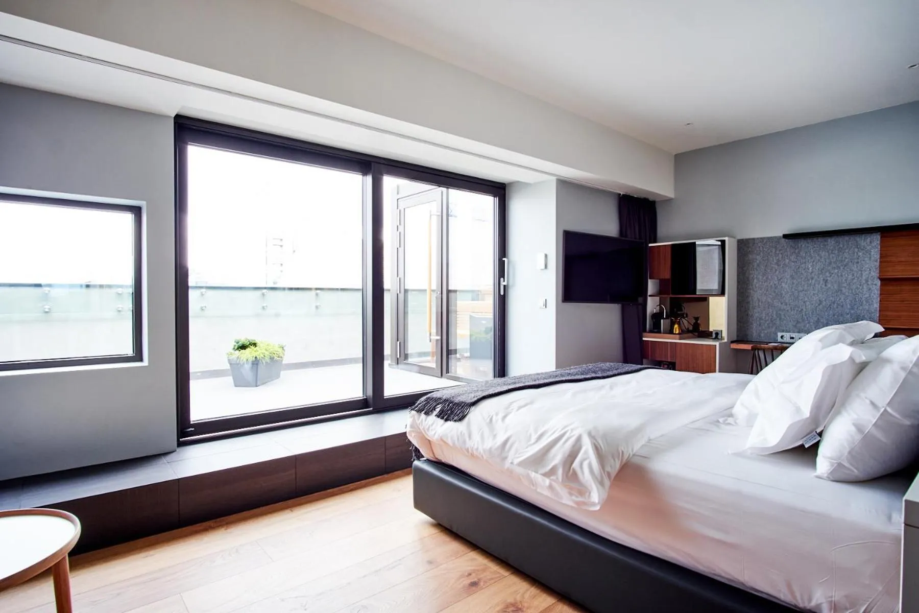 Bed in ION City Hotel, Reykjavik, a Member of Design Hotels