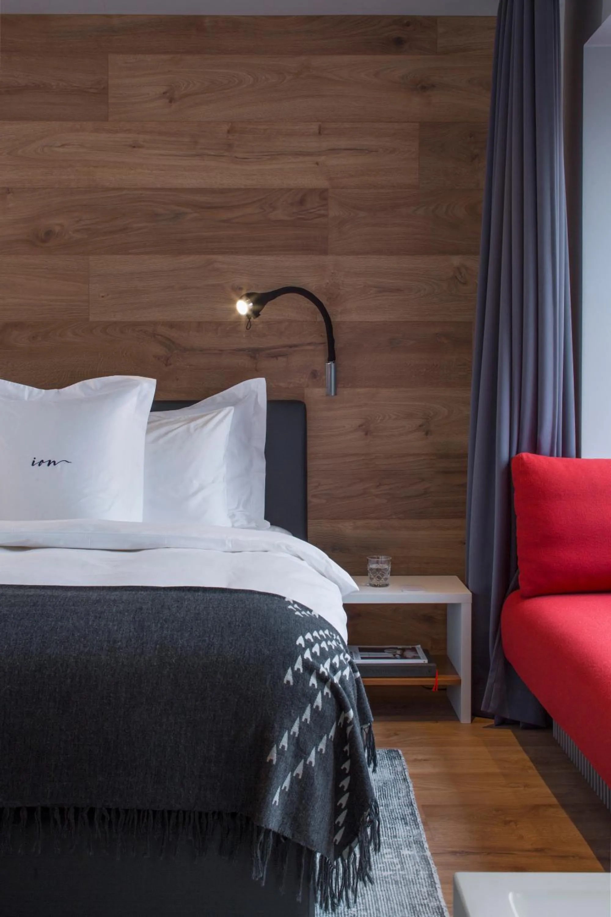 Bed in ION City Hotel, Reykjavik, a Member of Design Hotels