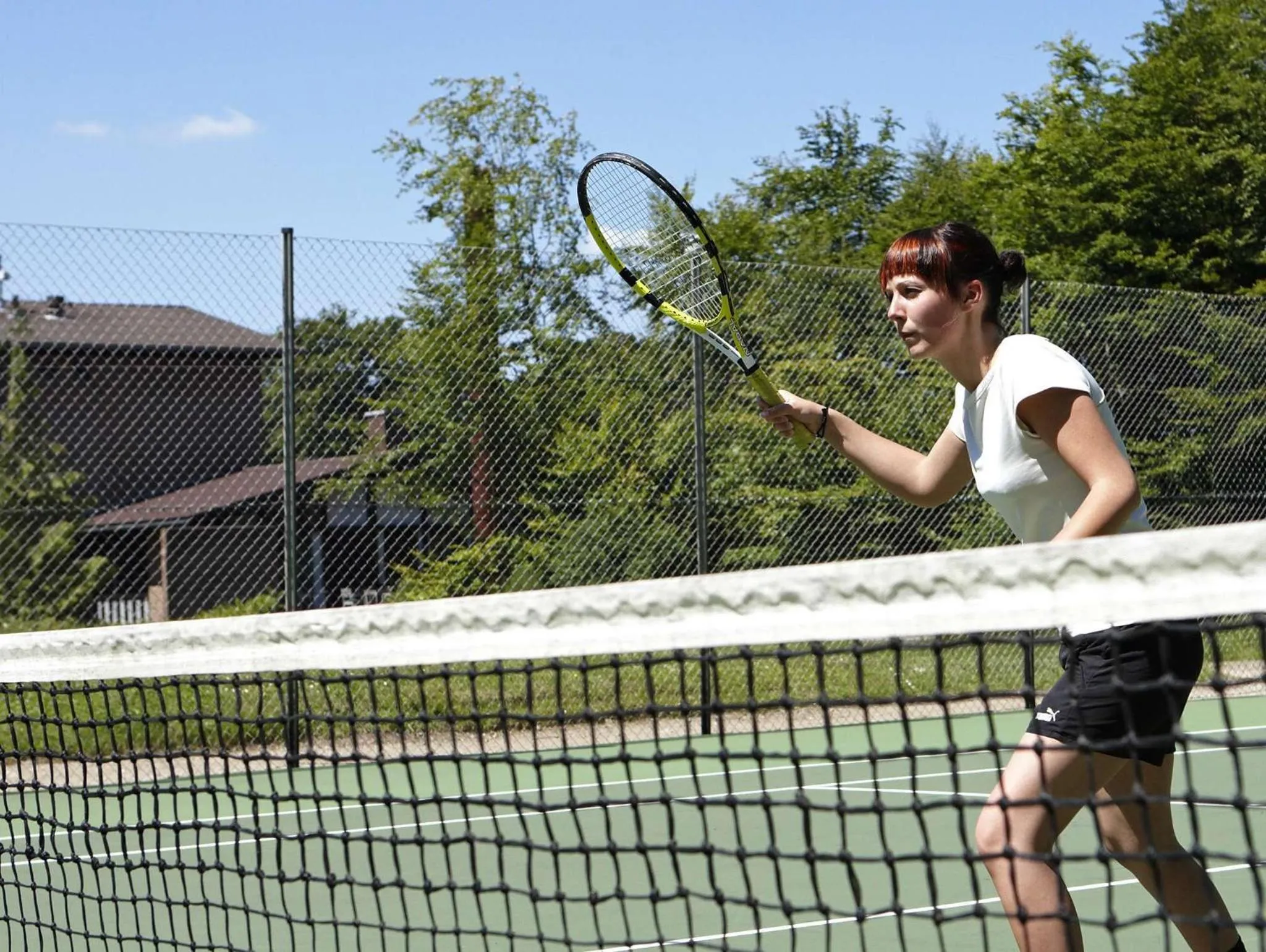 Tennis court in Munkebjerg Hotel