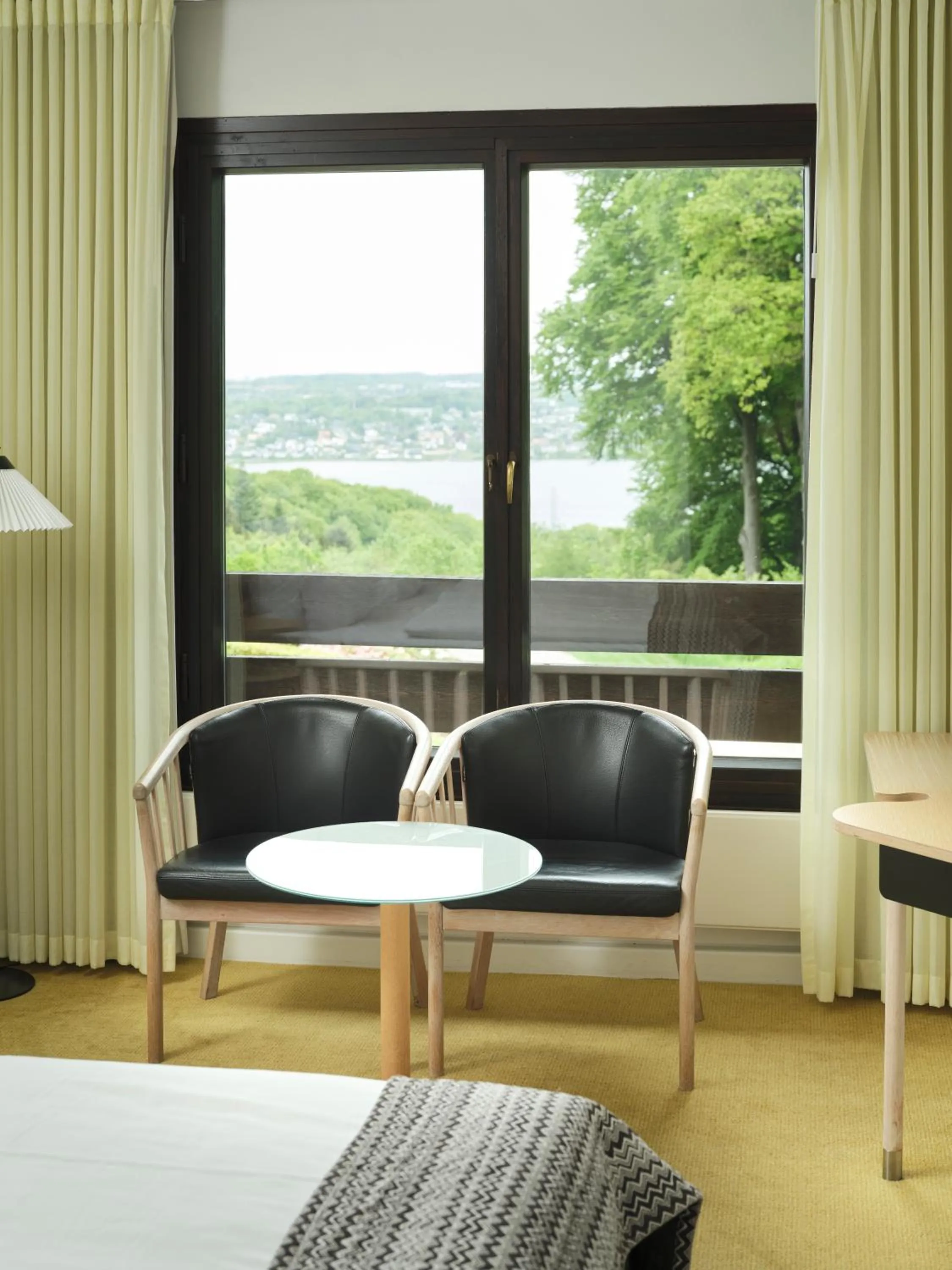 View (from property/room), Bed in Munkebjerg Hotel