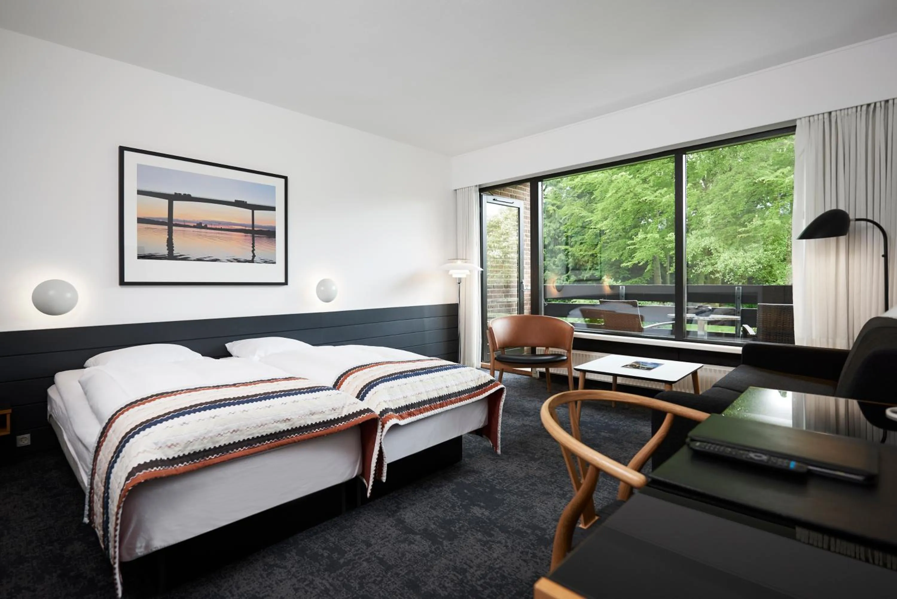 Photo of the whole room, Bed in Munkebjerg Hotel