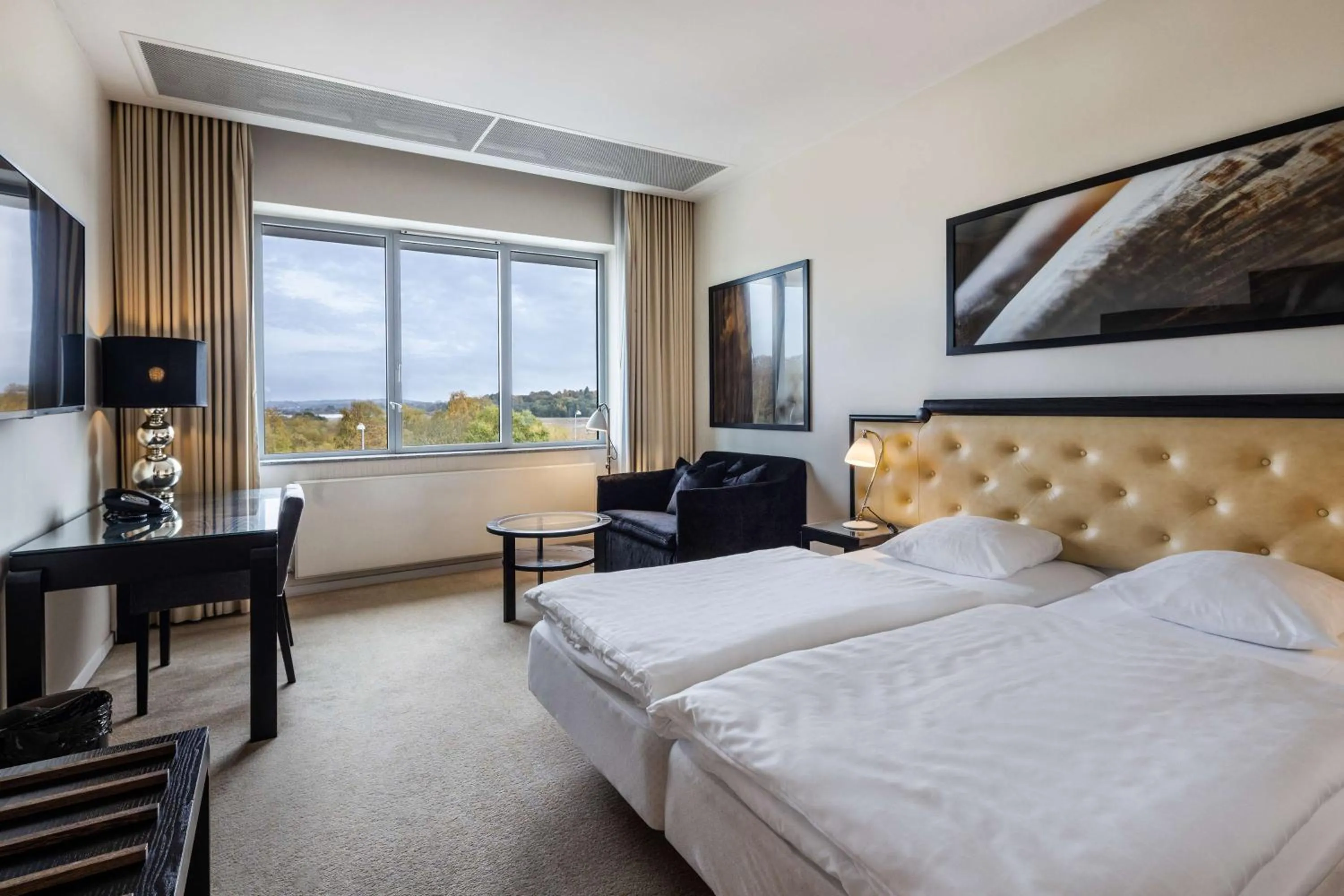 Bedroom, Bed in Scandic Opus Horsens