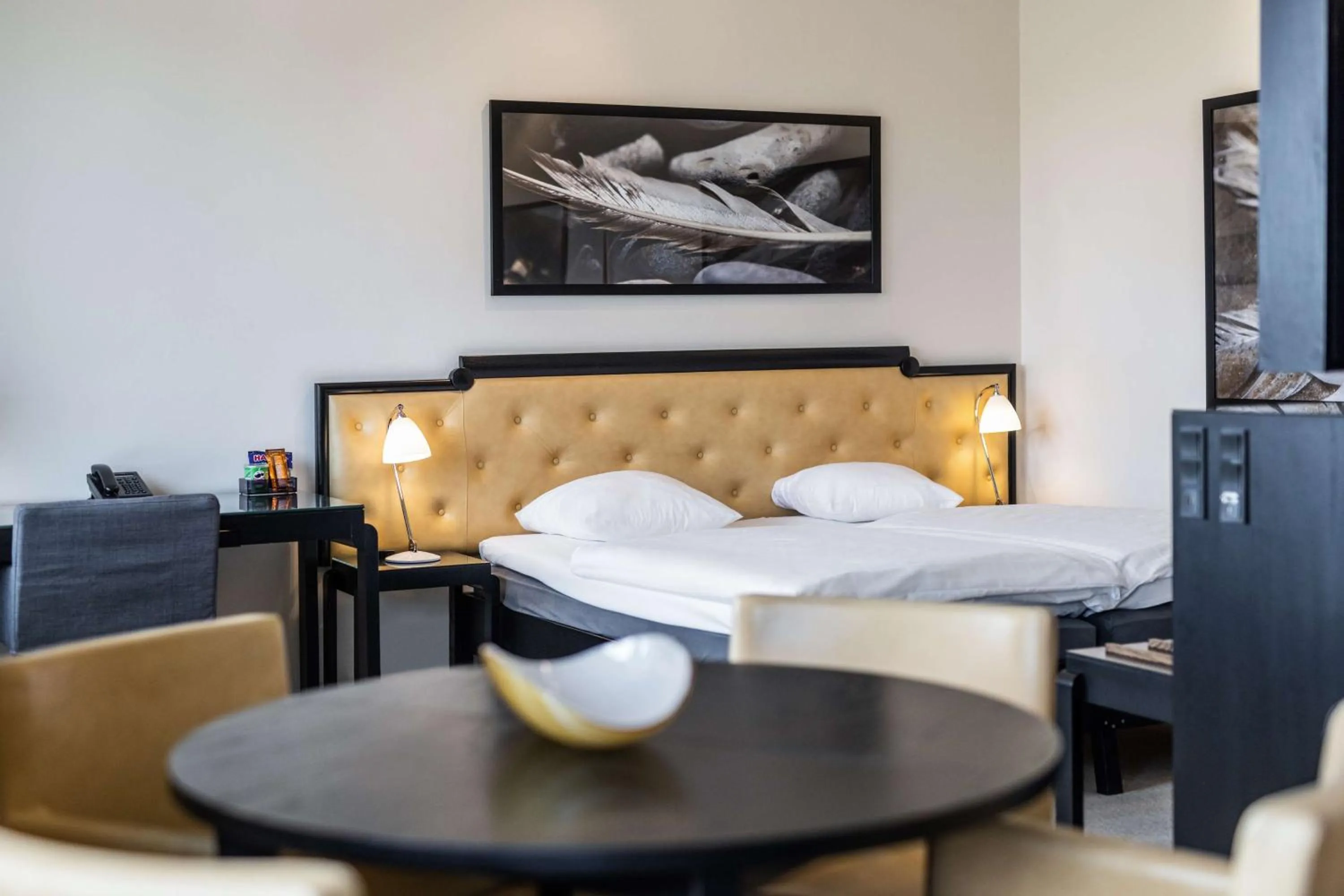 Bedroom, Bed in Scandic Opus Horsens