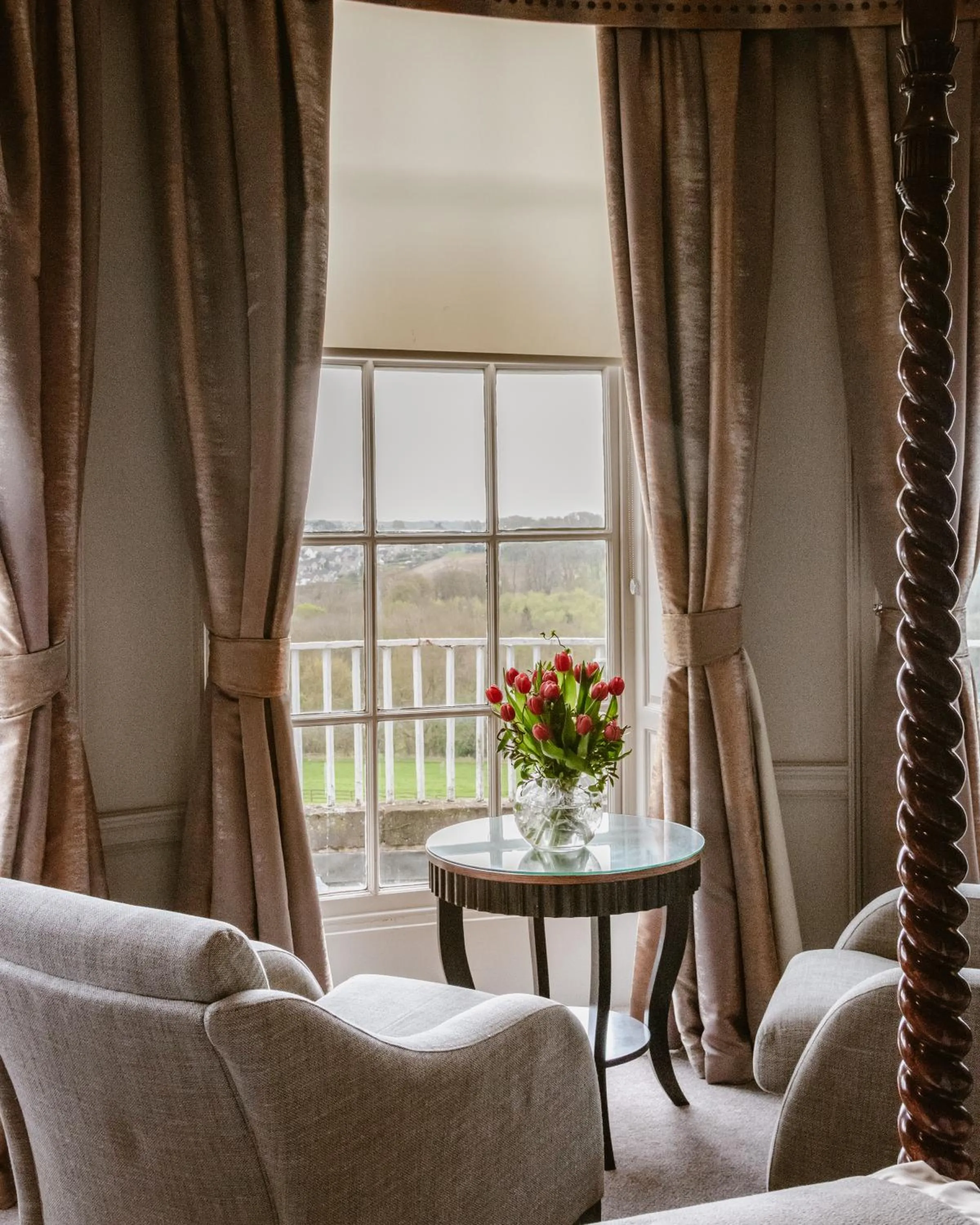 Seating area in Wood Hall Hotel & Spa