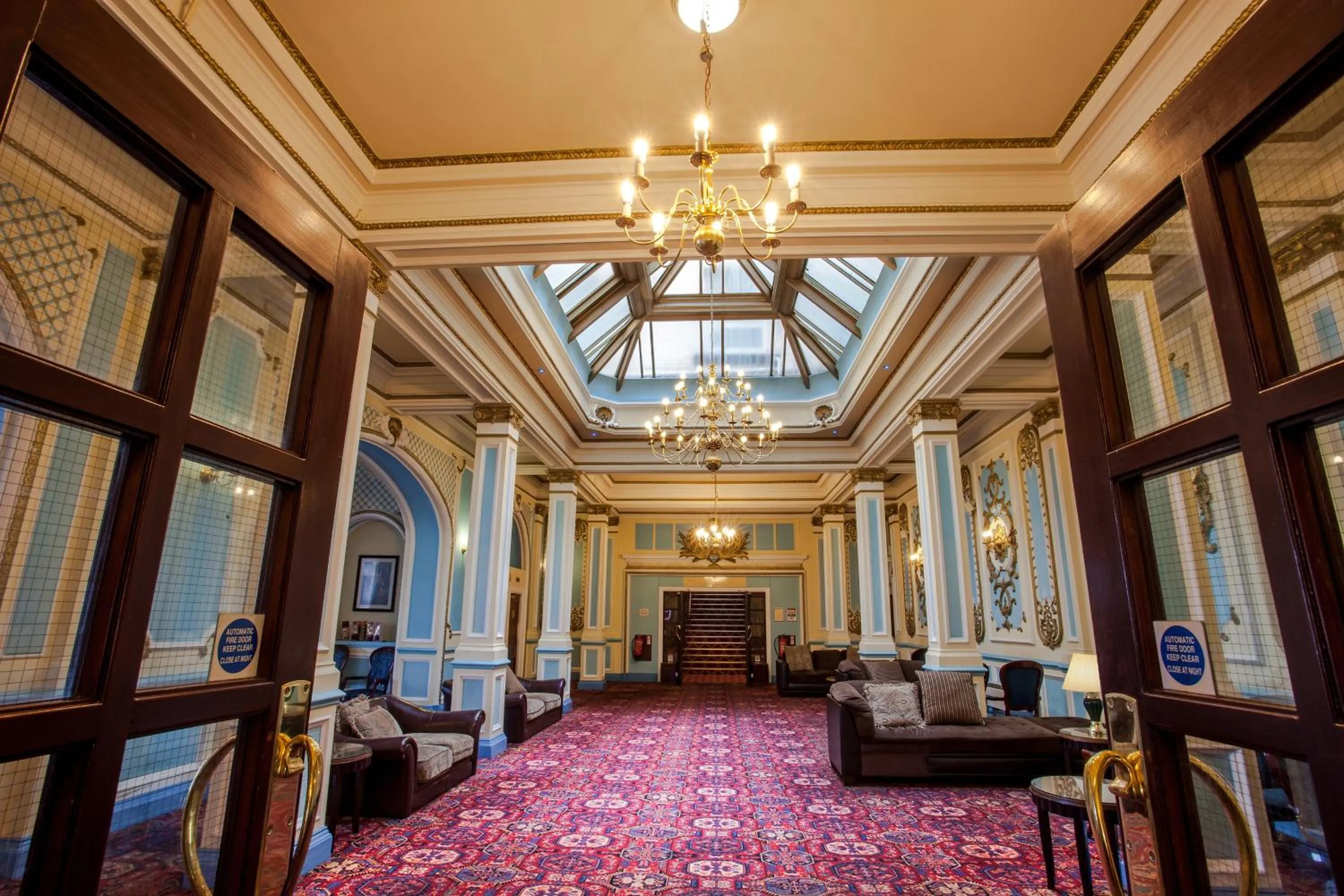Lobby or reception in The Metropole Hotel