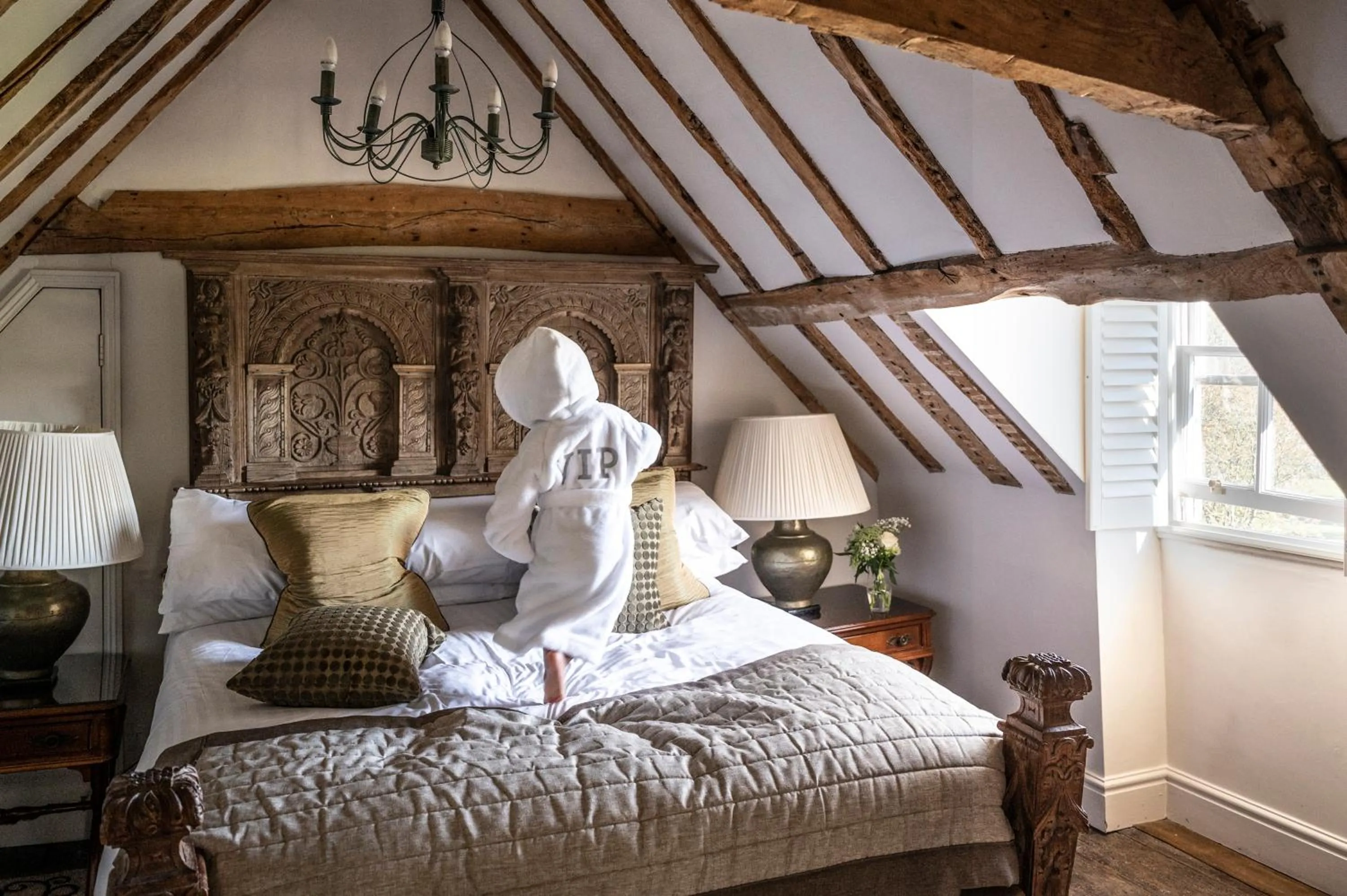 children, Bed in Buxted Park Hotel
