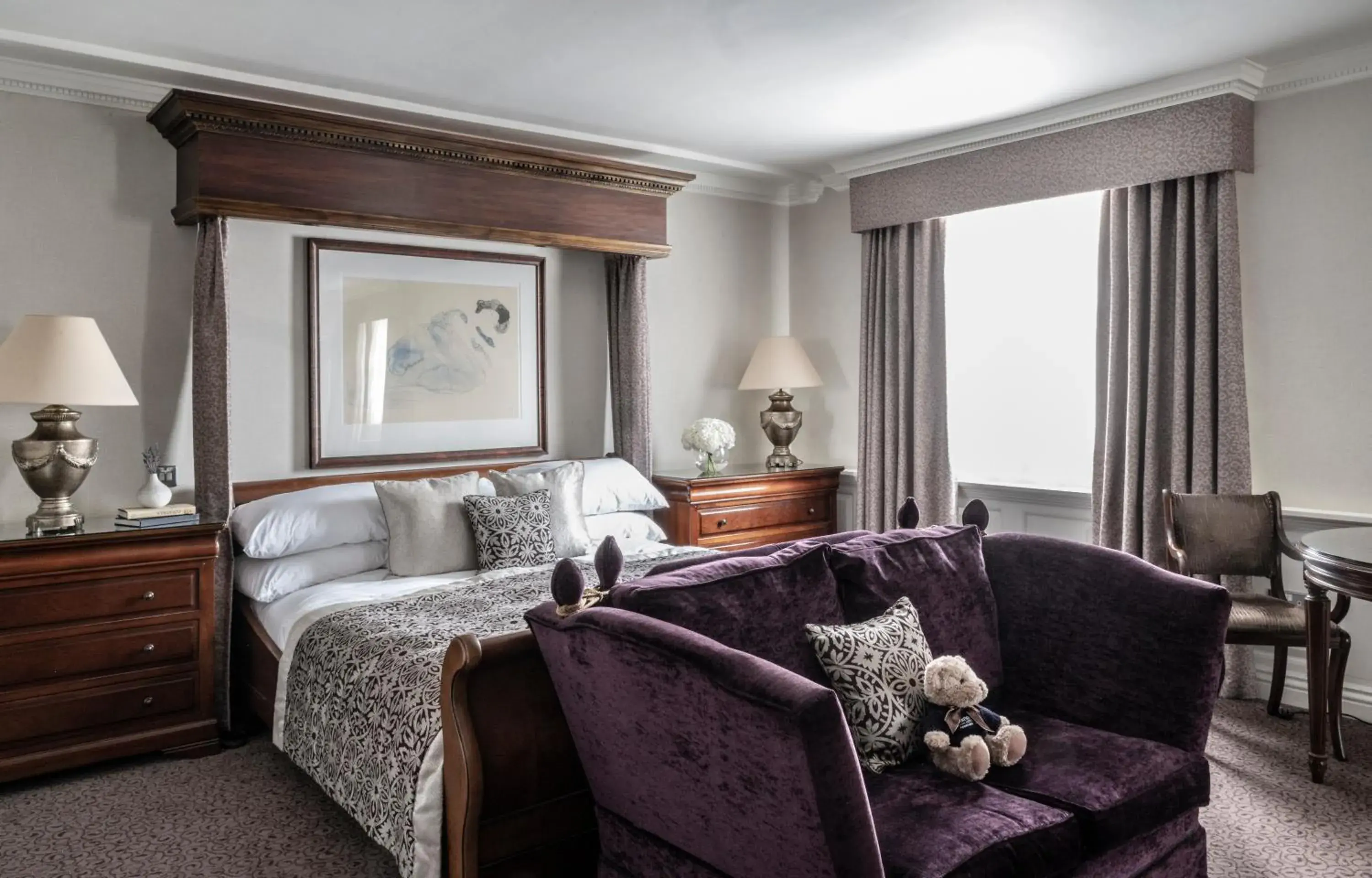 Bedroom, Bed in Brandshatch Place Hotel & Spa Bedroom, Bed in Brandshatch Place Hotel & Spa