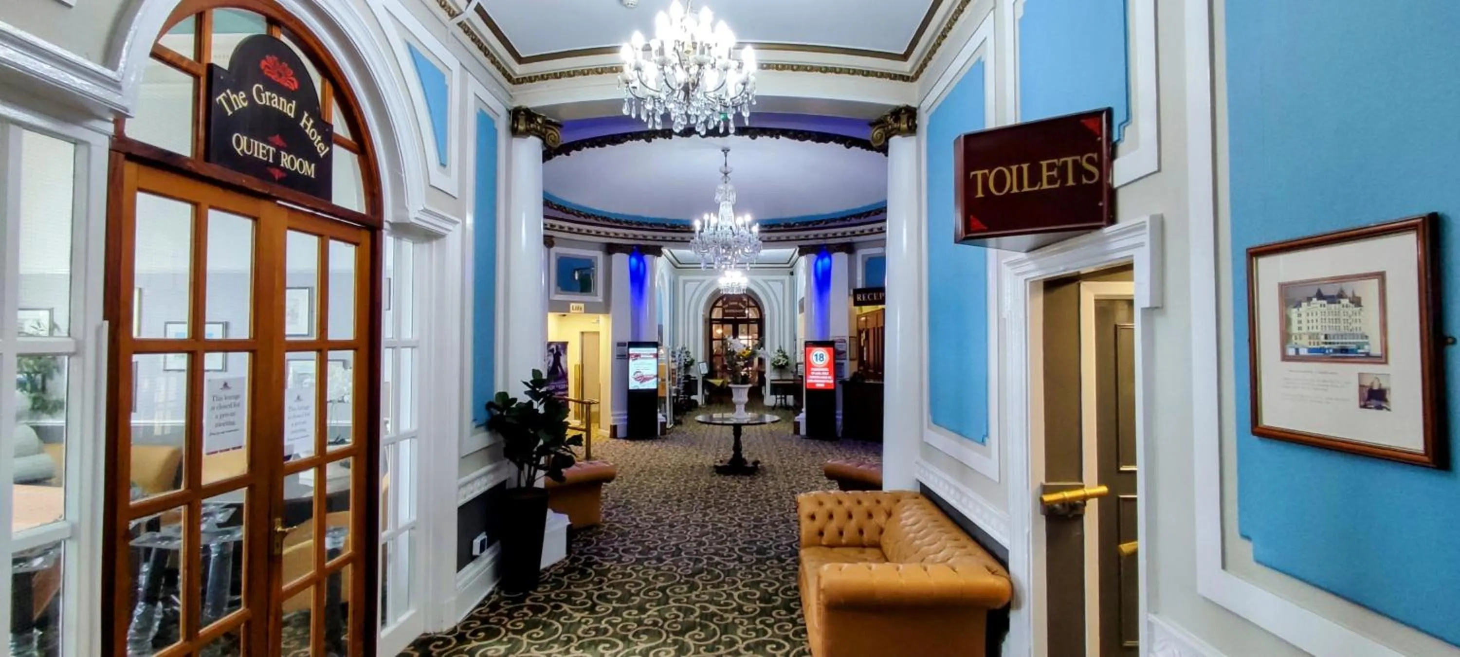 Lobby or reception in The Grand Hotel
