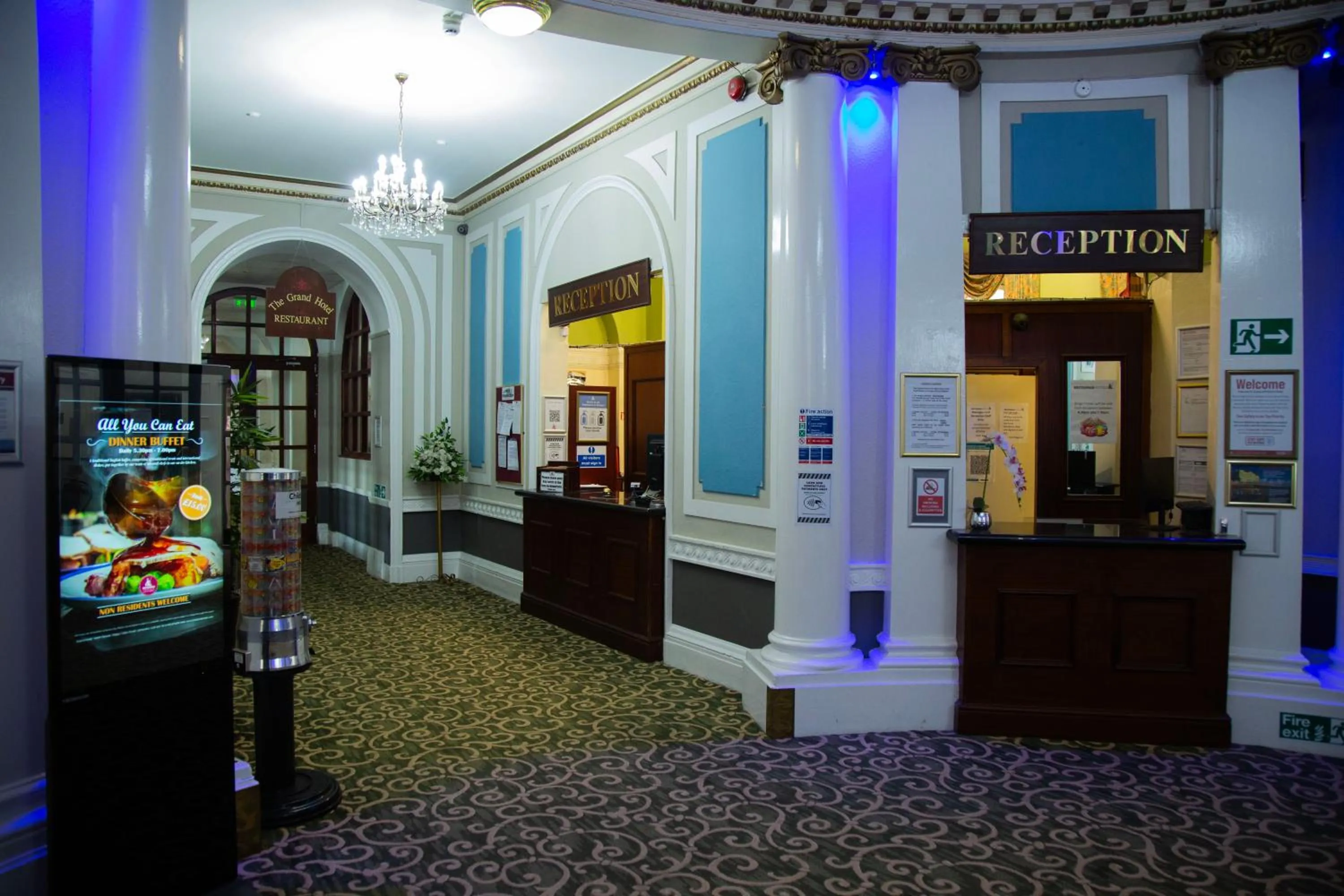 Lobby or reception in The Grand Hotel