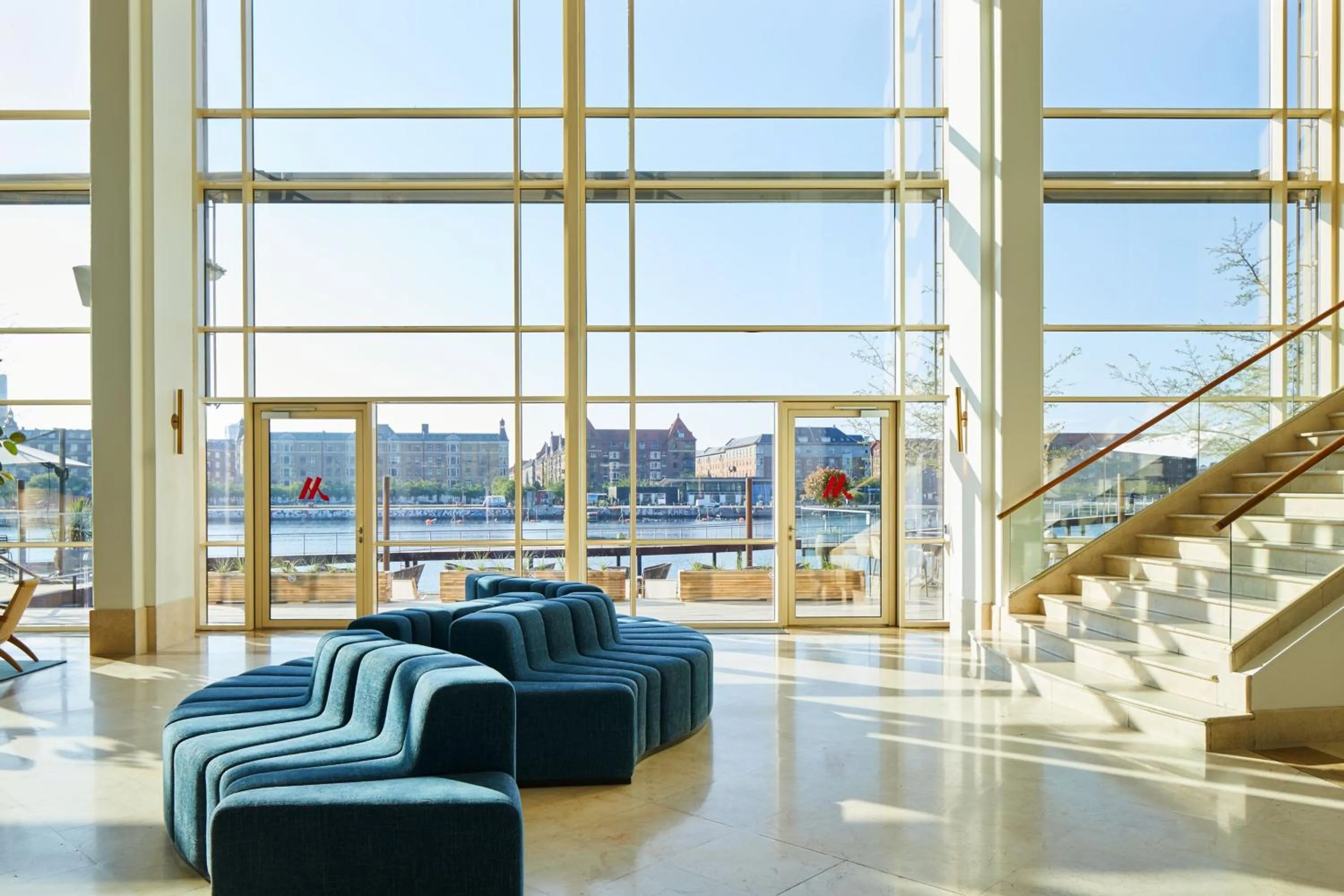 Lobby or reception in Copenhagen Marriott Hotel