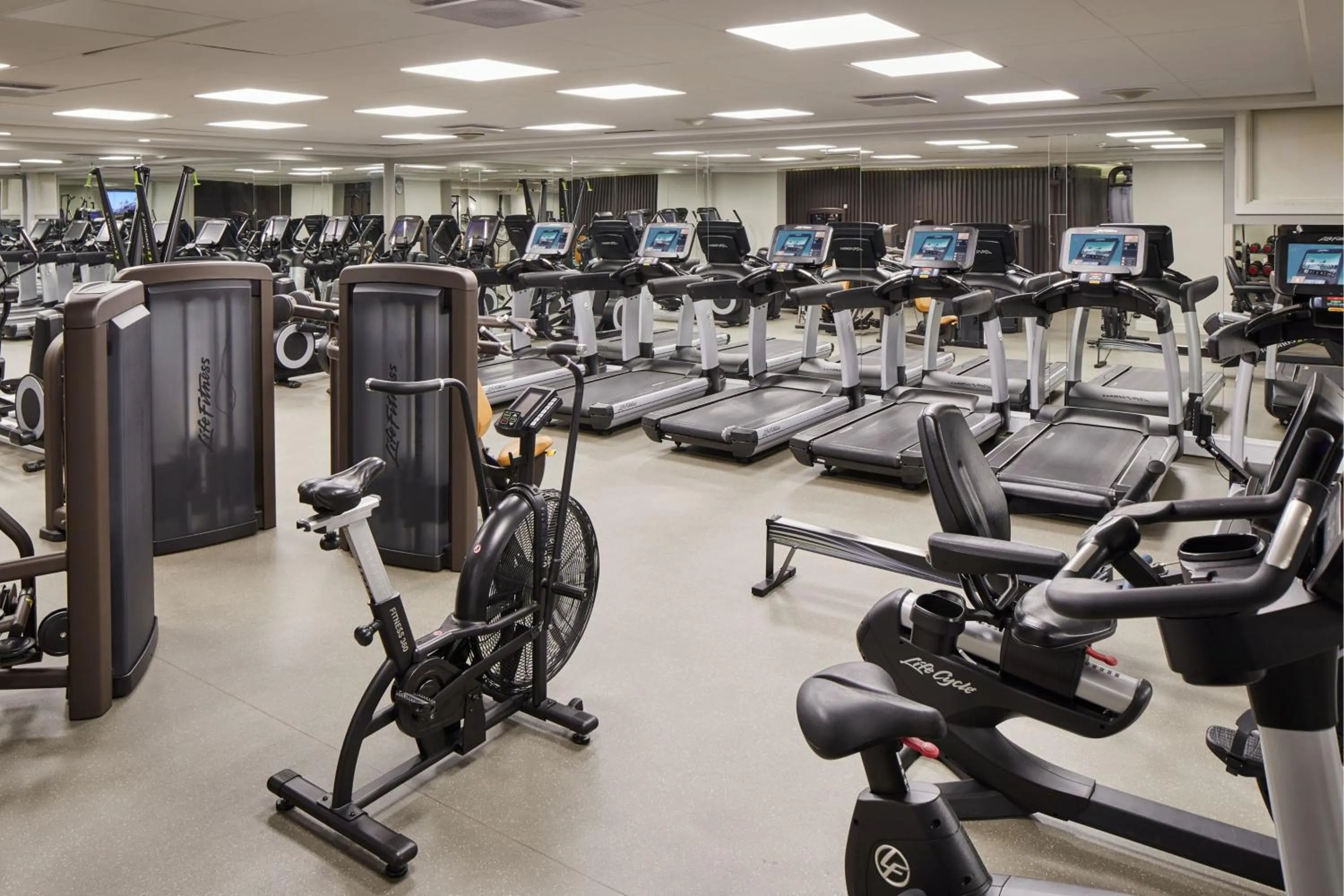 Fitness centre/facilities in Copenhagen Marriott Hotel