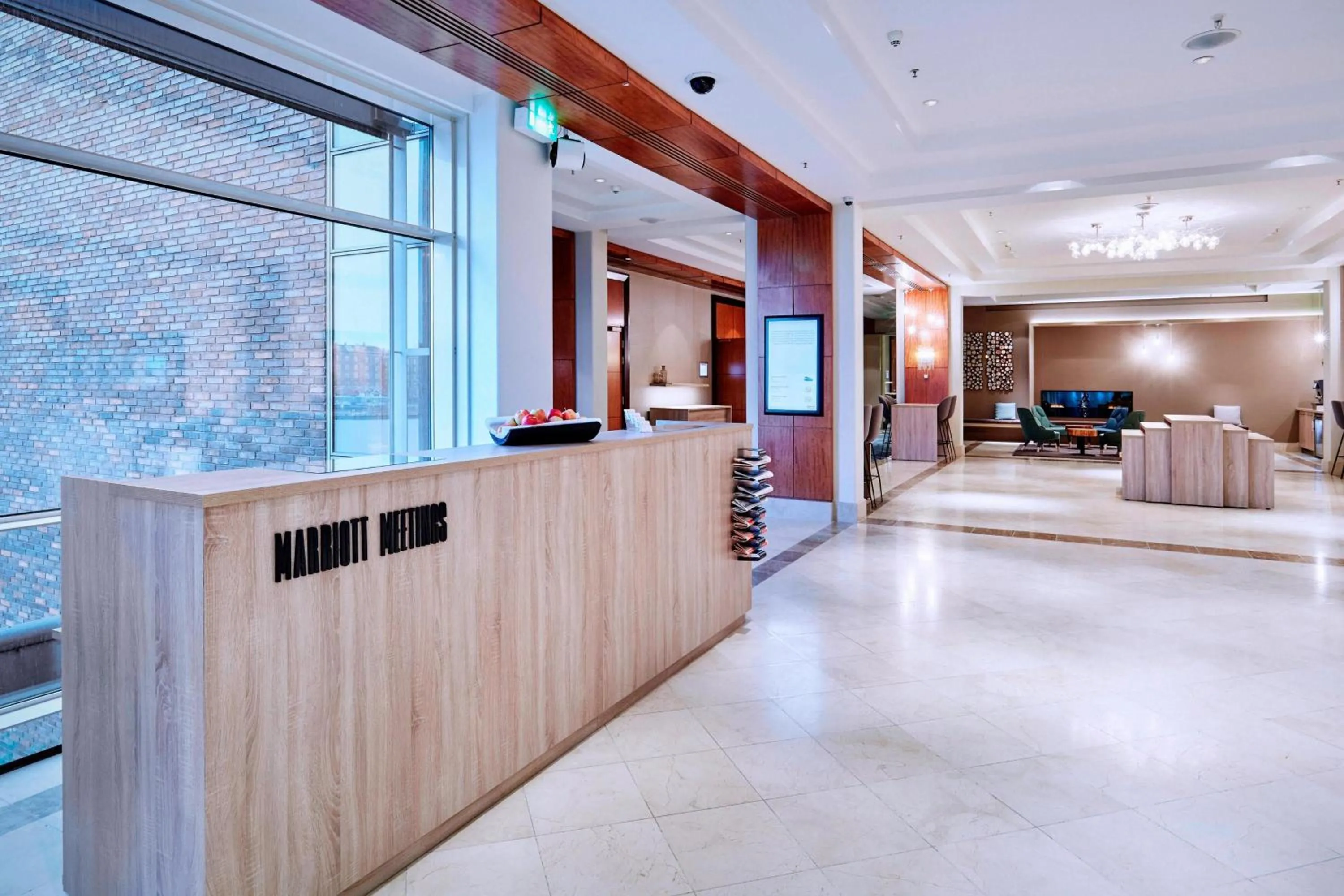 Lobby or reception in Copenhagen Marriott Hotel