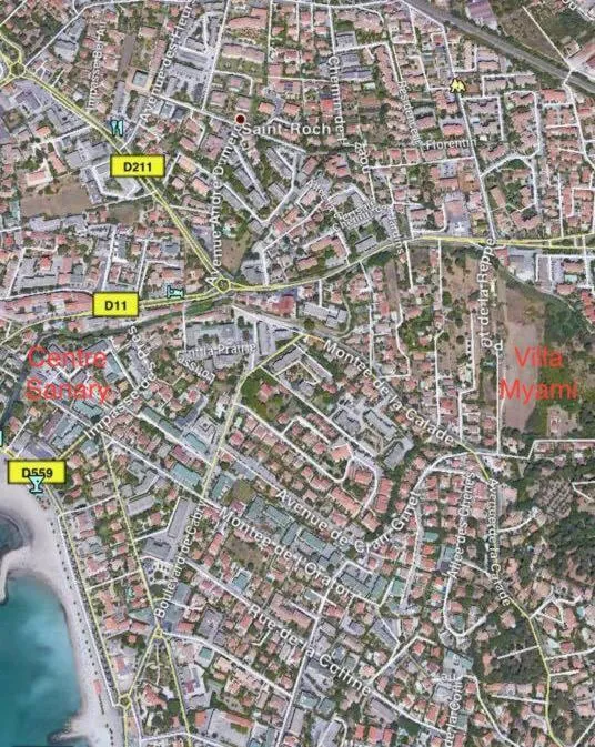 Bird's eye view in Villa Myami