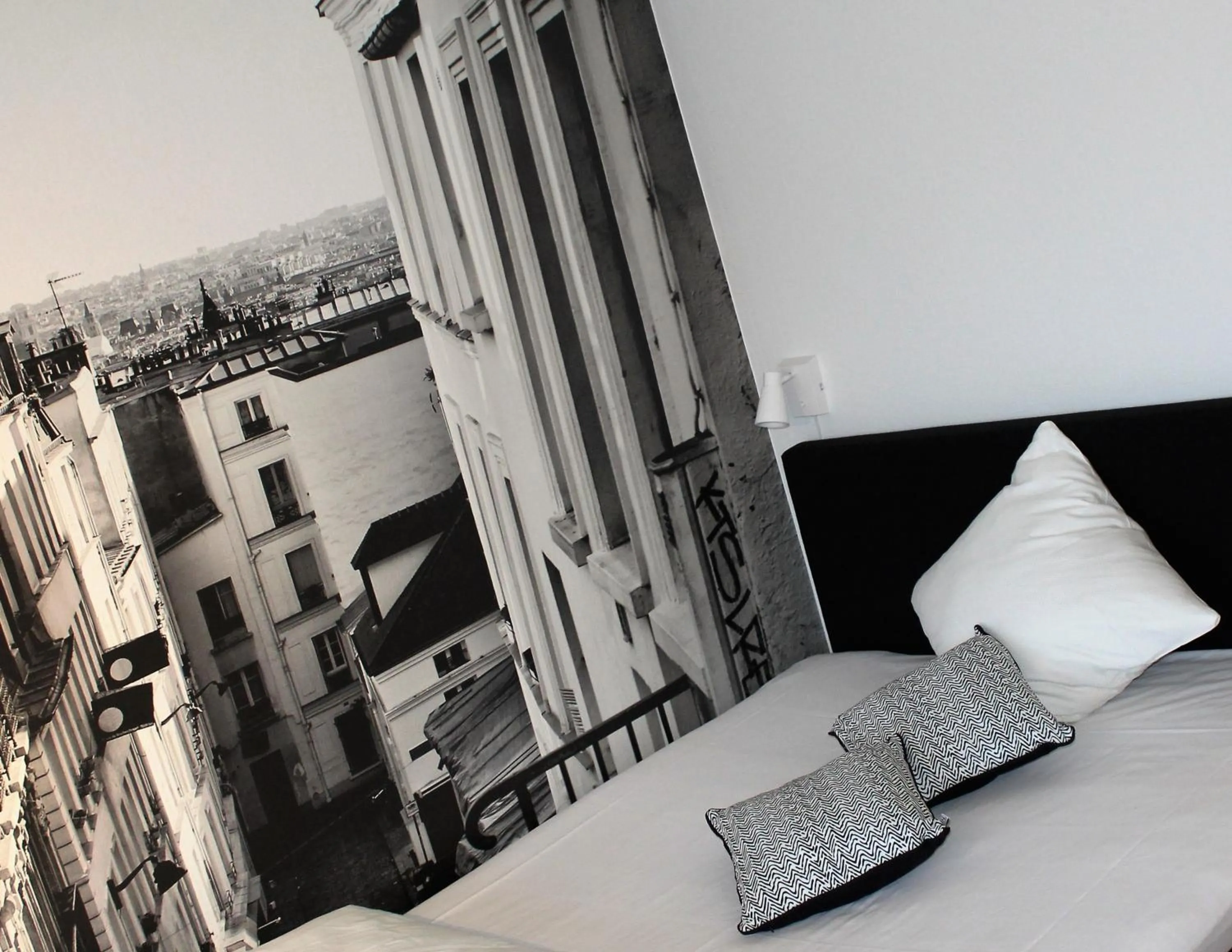 Bed in Hotel Hedegaarden