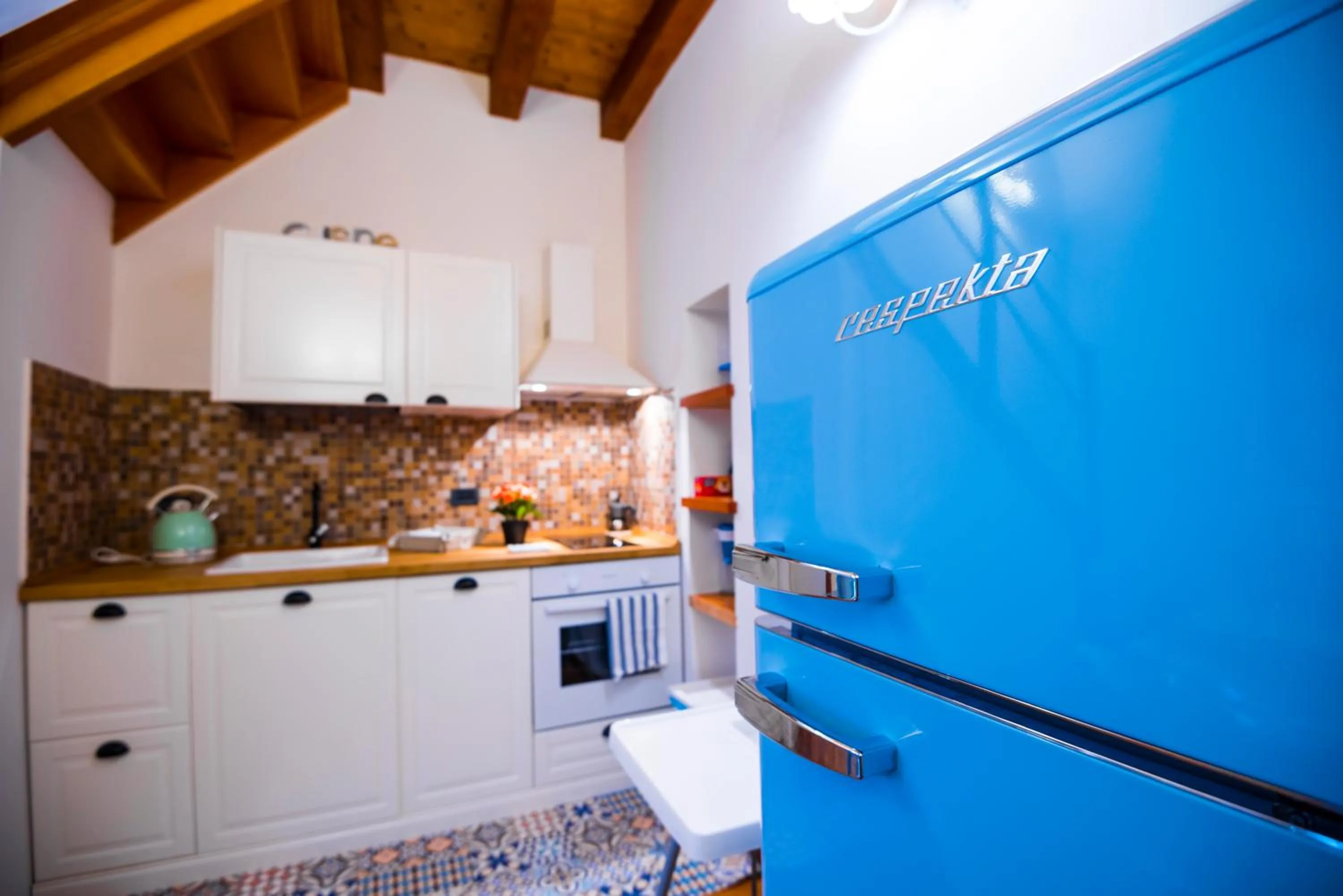 Kitchen or kitchenette in La Casa di Ilde al Duomo - Ortigia Holidays