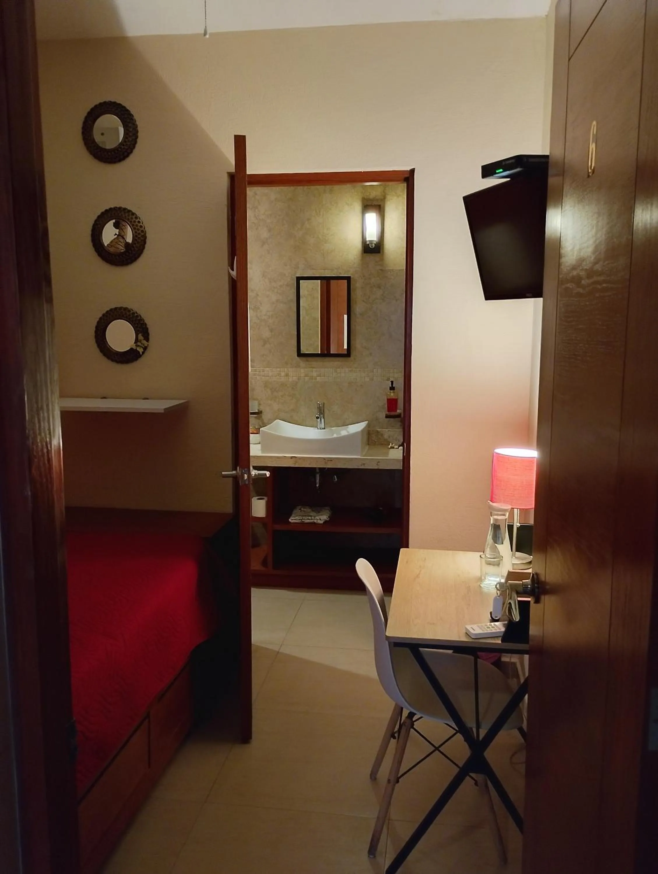 Bed in Bed and Breakfast Pecarí