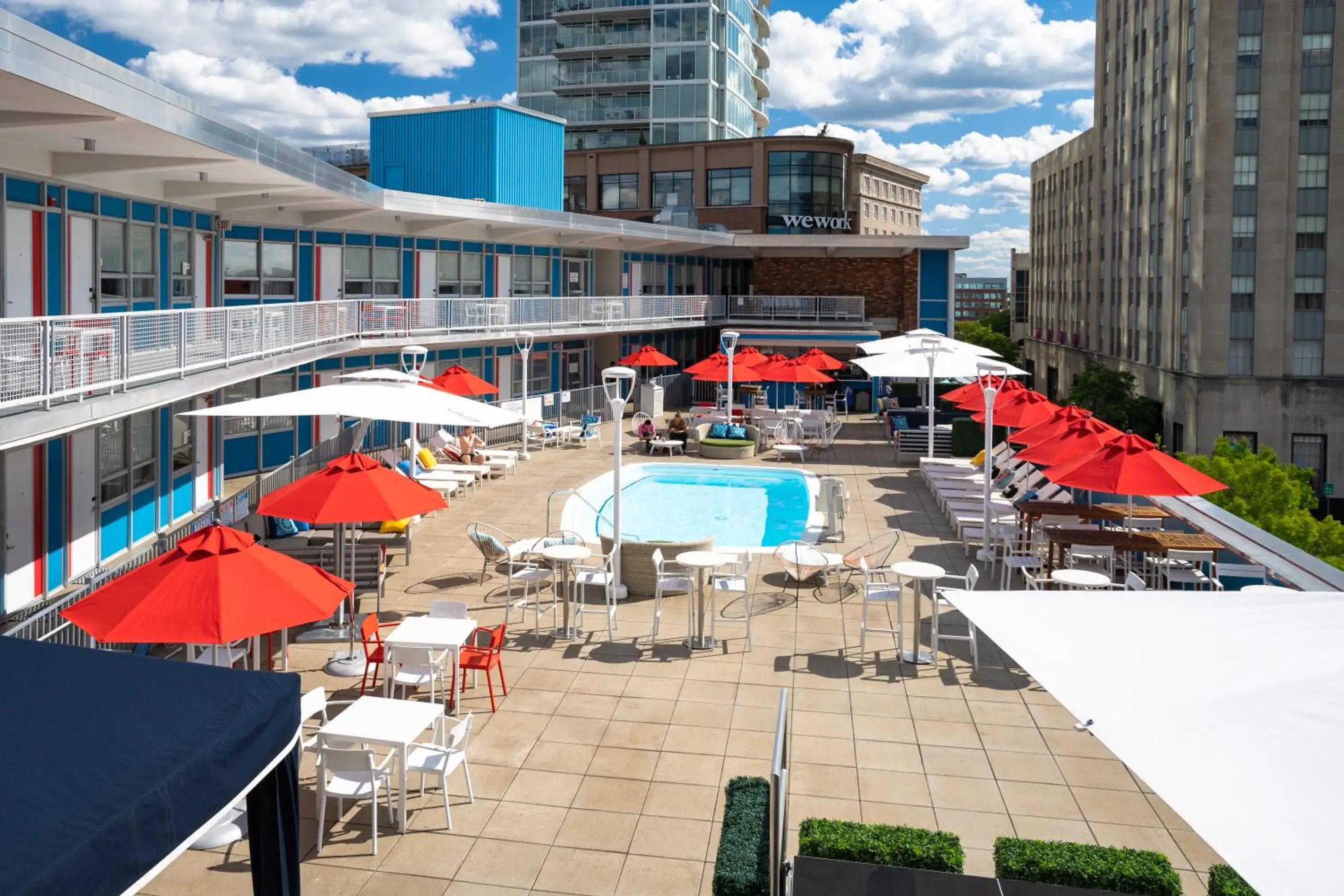 Pool view in Unscripted Durham, Part of JDV by Hyatt Pool view in Unscripted Durham, Part of JDV by Hyatt