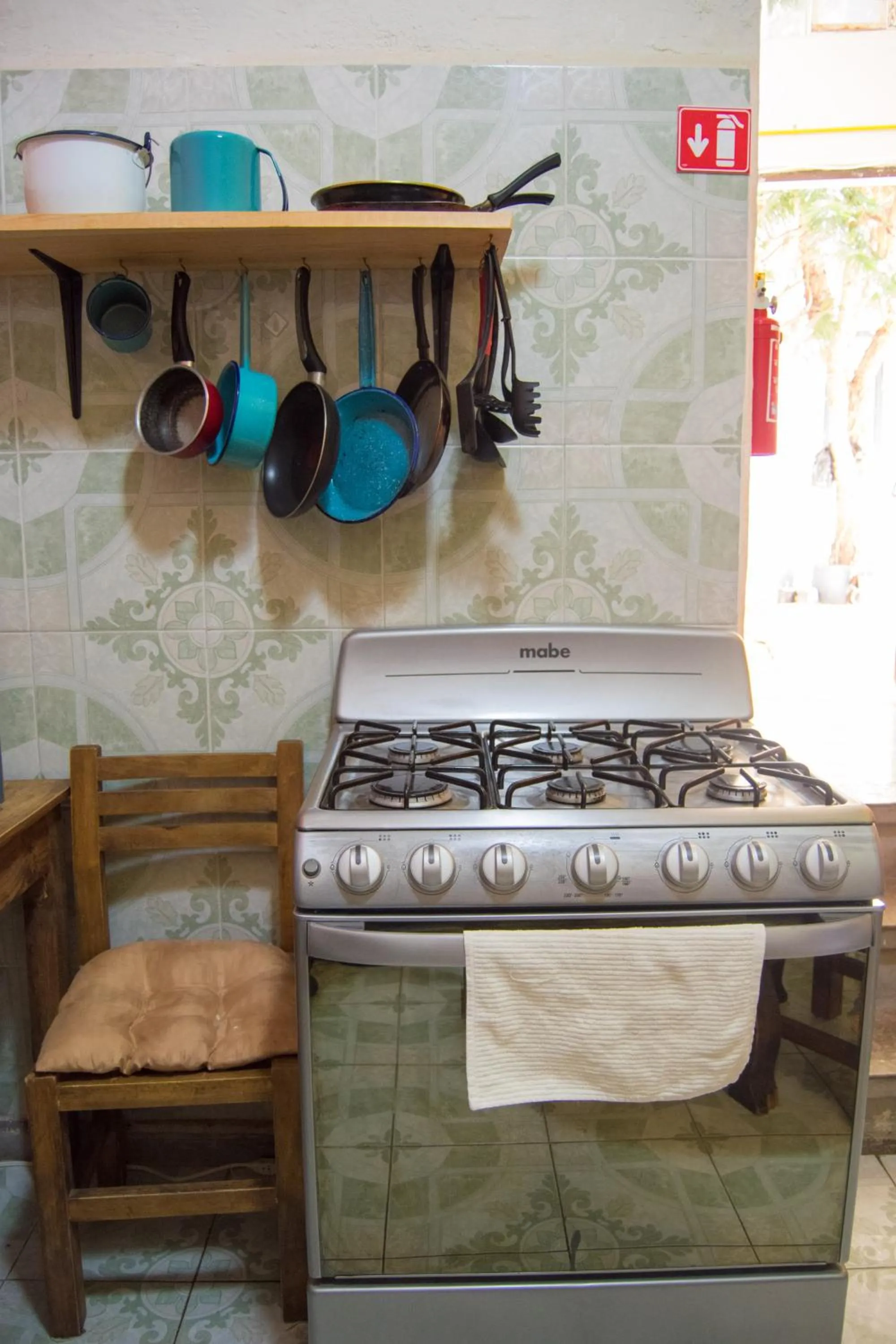 Kitchen or kitchenette in Casa Lupita Hostel