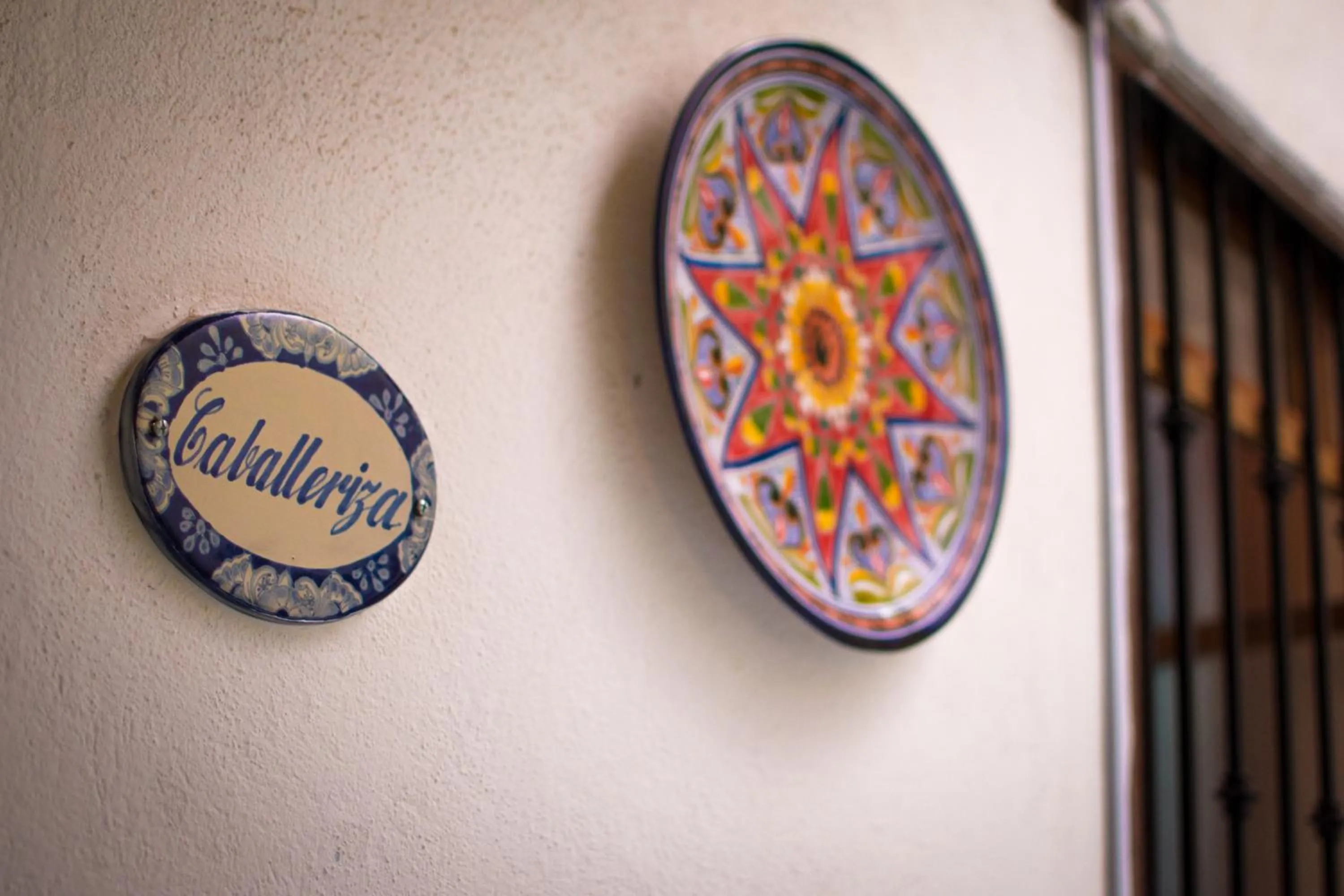 Decorative detail in Casa Lupita Hostel