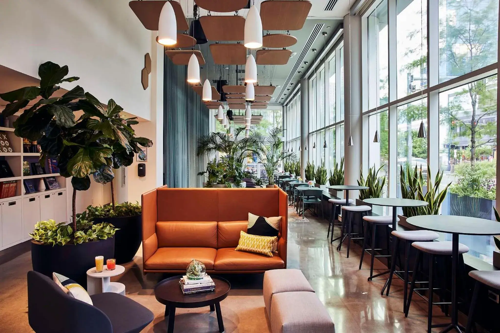 Lounge or bar in YOTEL Boston Lounge or bar in YOTEL Boston