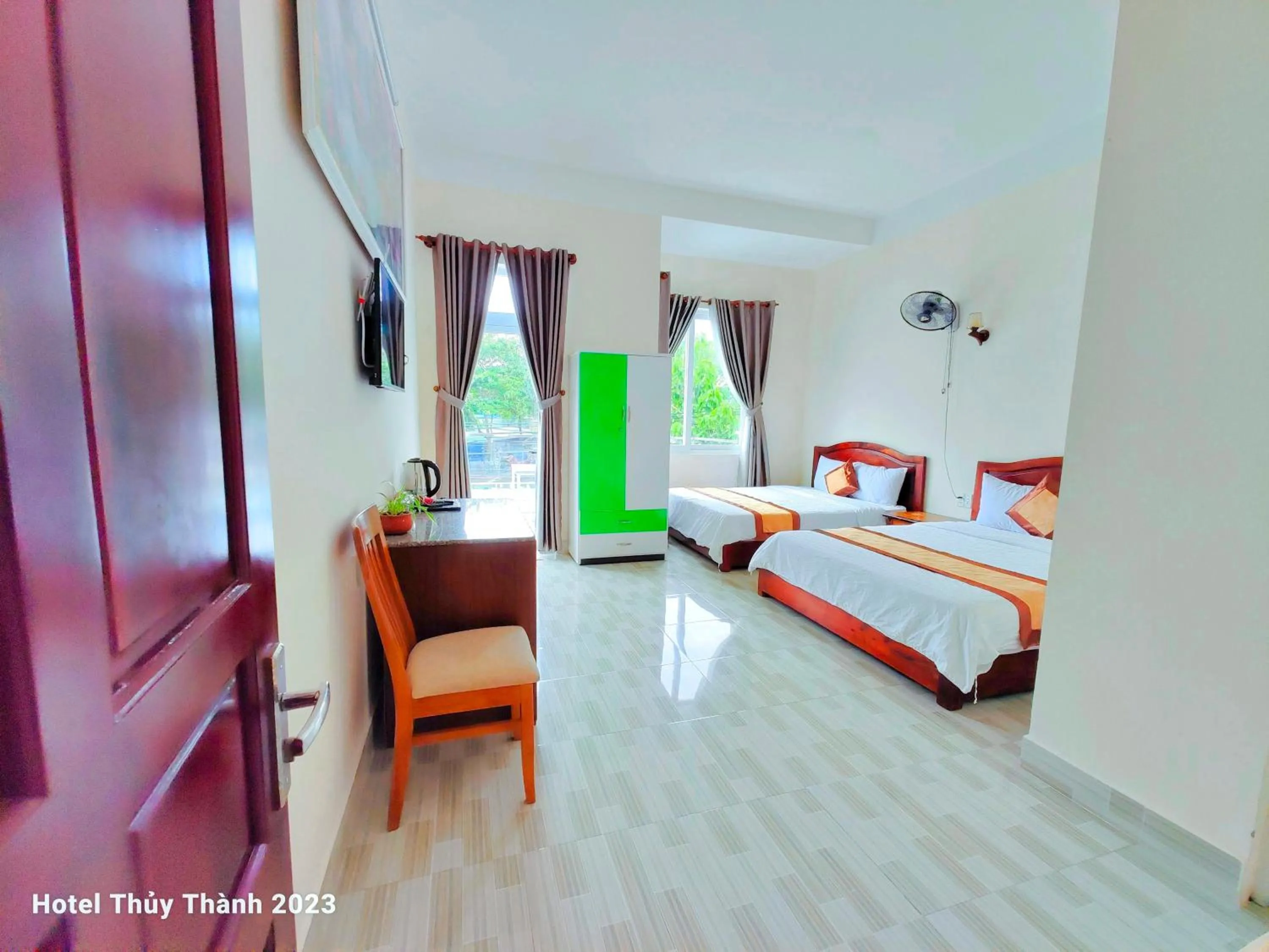 Photo of the whole room, Bed in Thuy Thanh Hotel