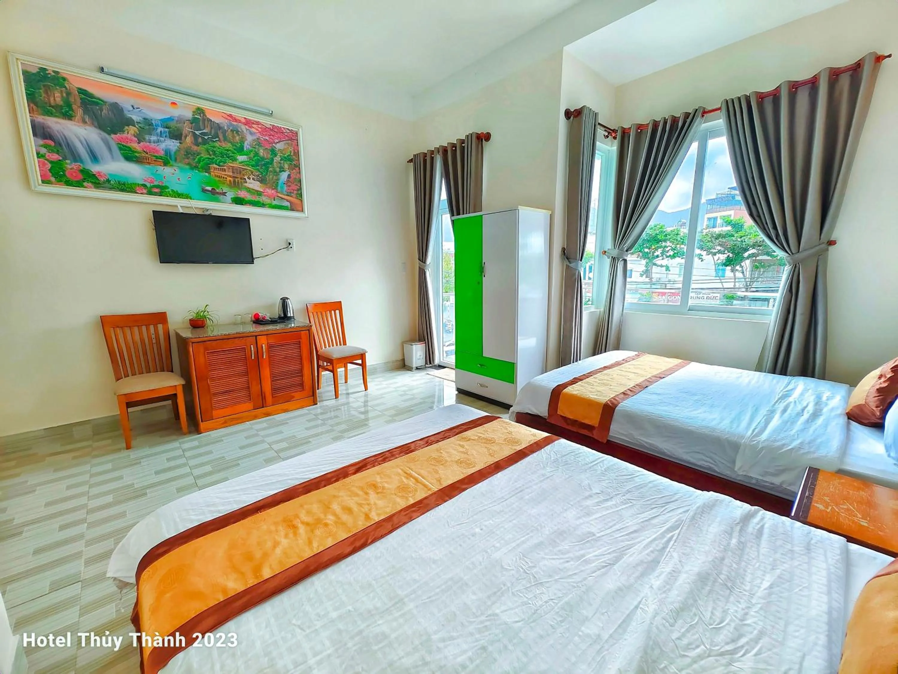 Photo of the whole room, Bed in Thuy Thanh Hotel