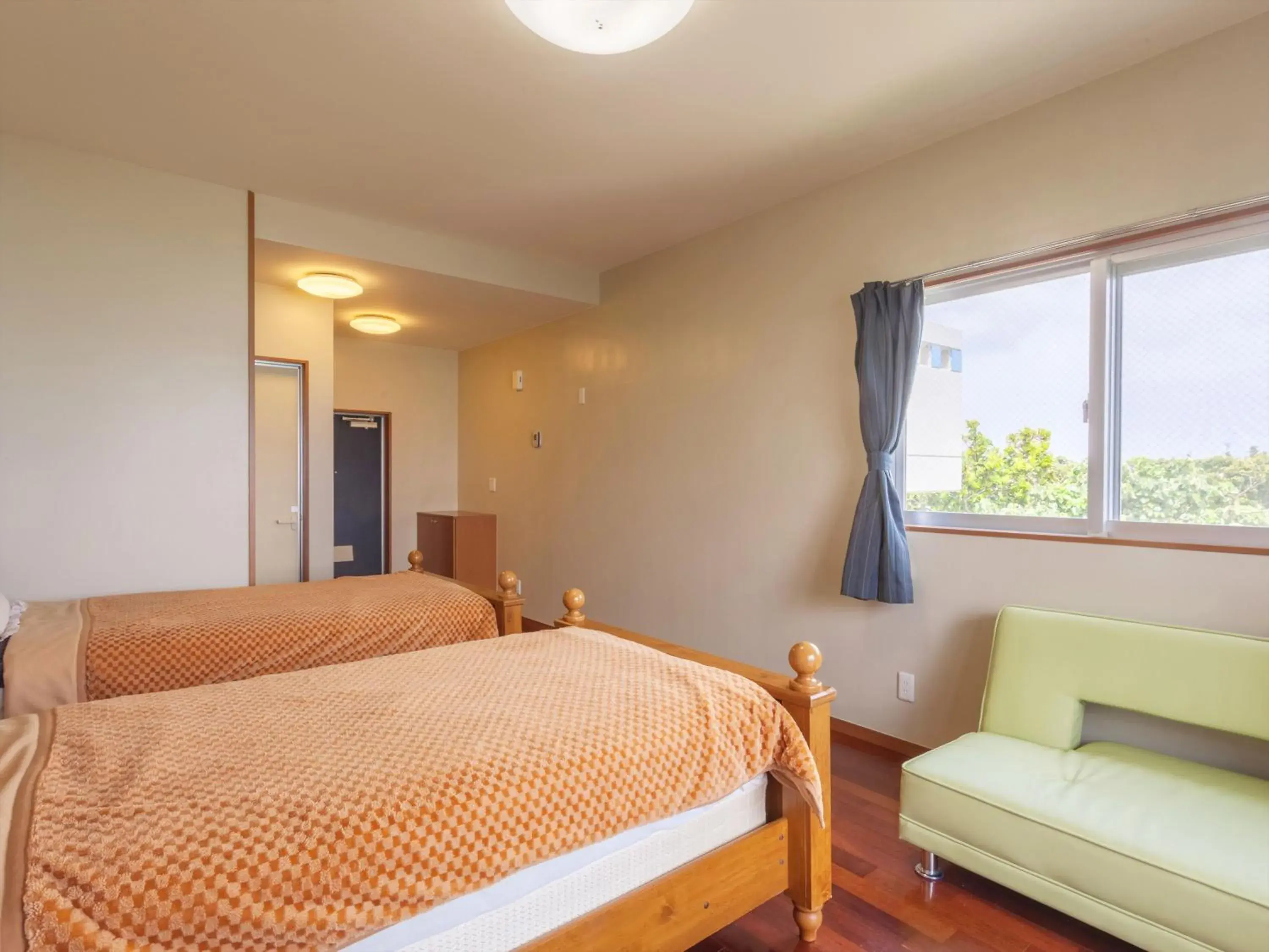 Bed in Uminchuno Yado Bed in Uminchuno Yado