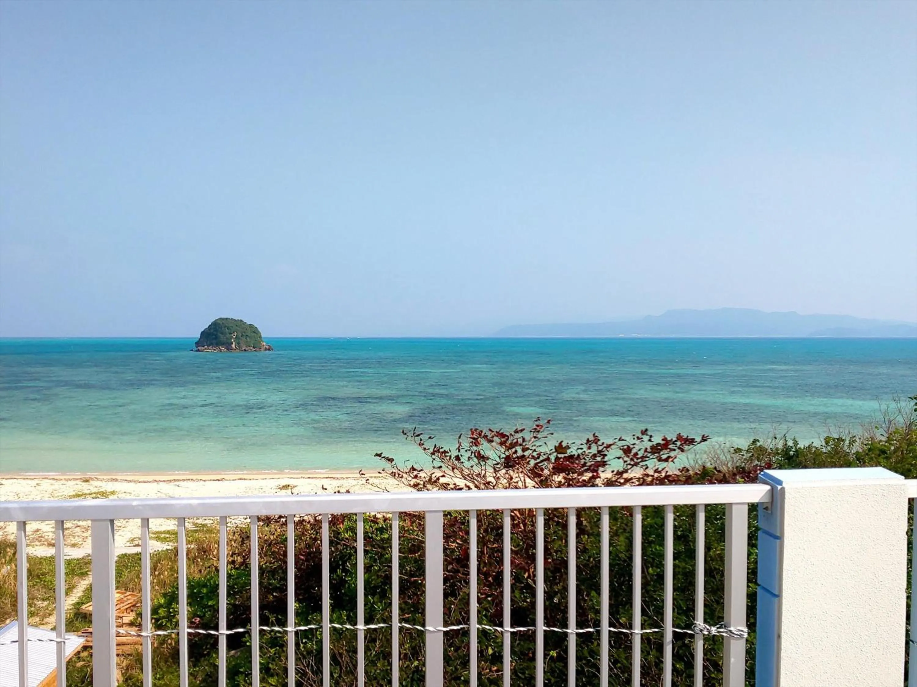 Balcony/Terrace in Uminchuno Yado
