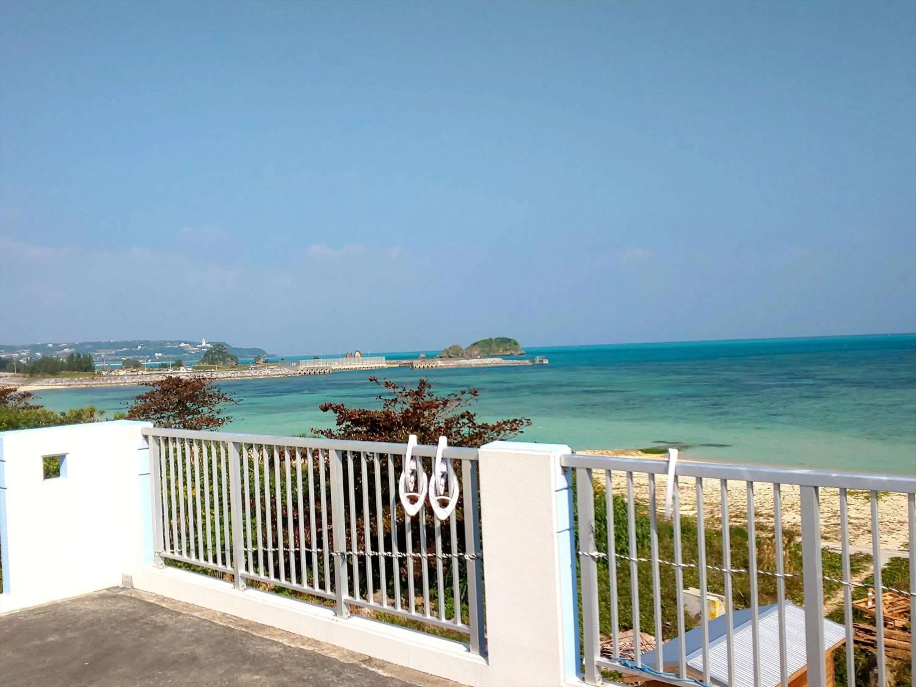 Balcony/Terrace in Uminchuno Yado