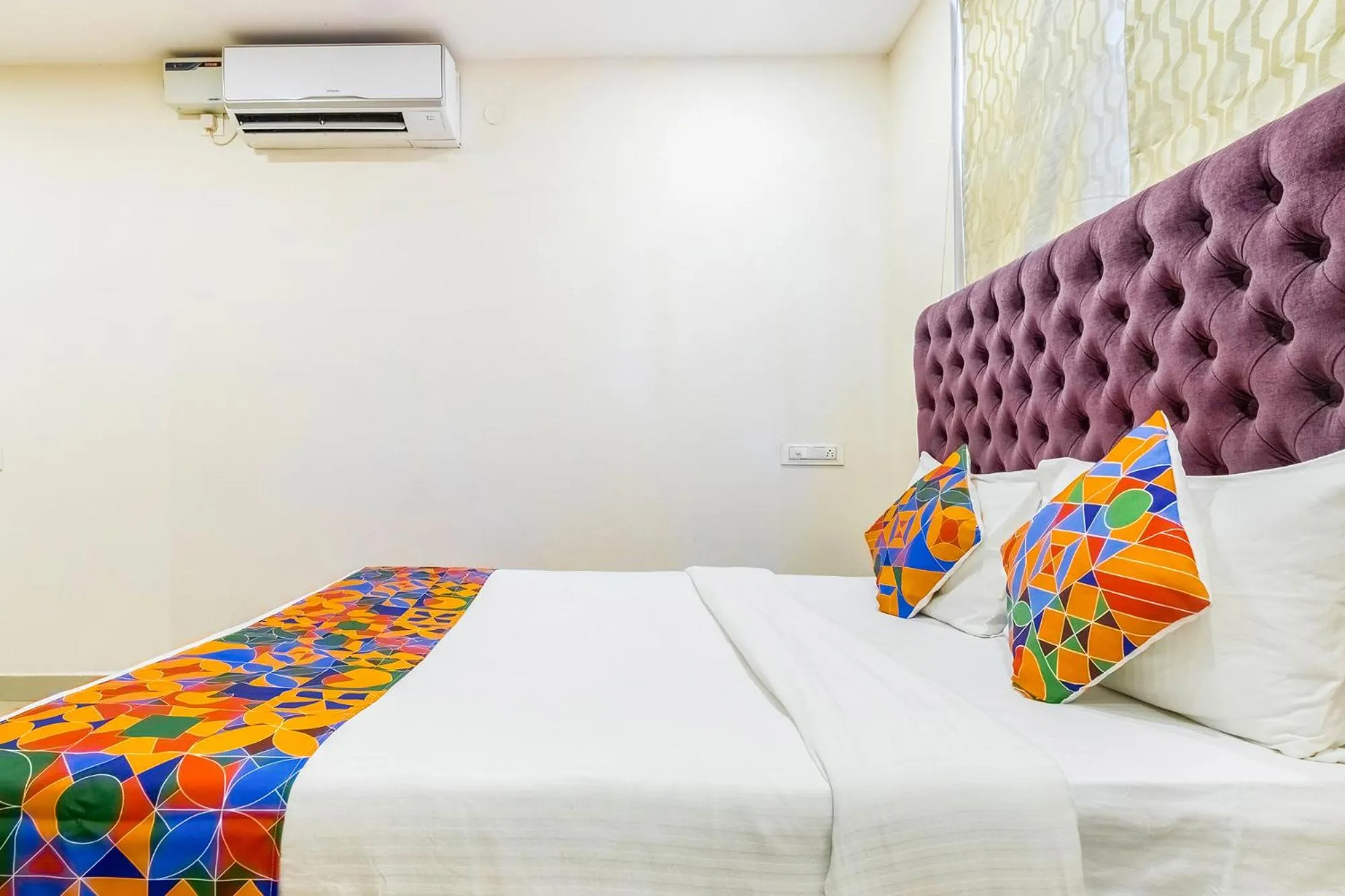 Bedroom, Bed in FabHotel VJR HSR