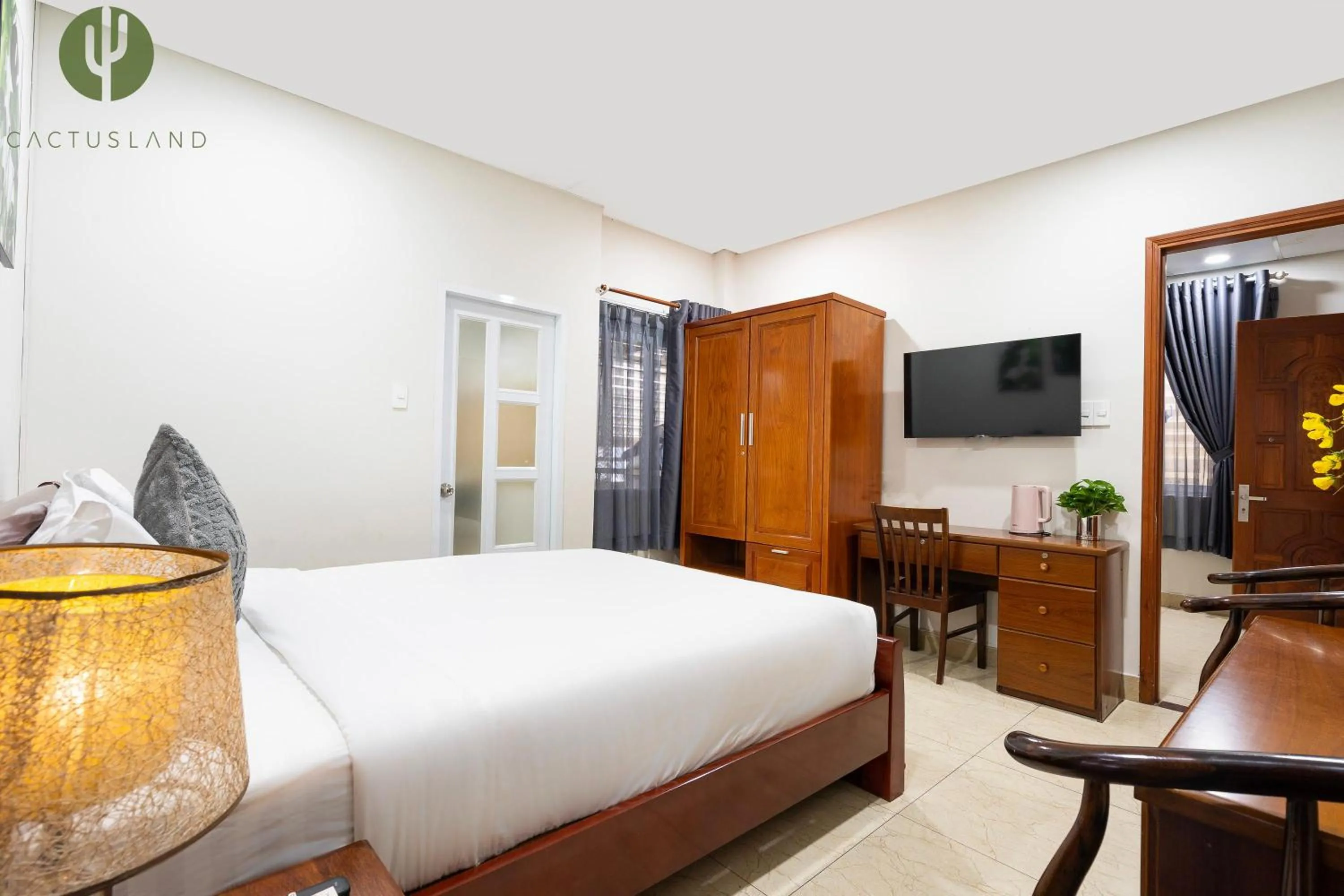 Bed in Cactusland Hotel Tan Binh Near T3 Station