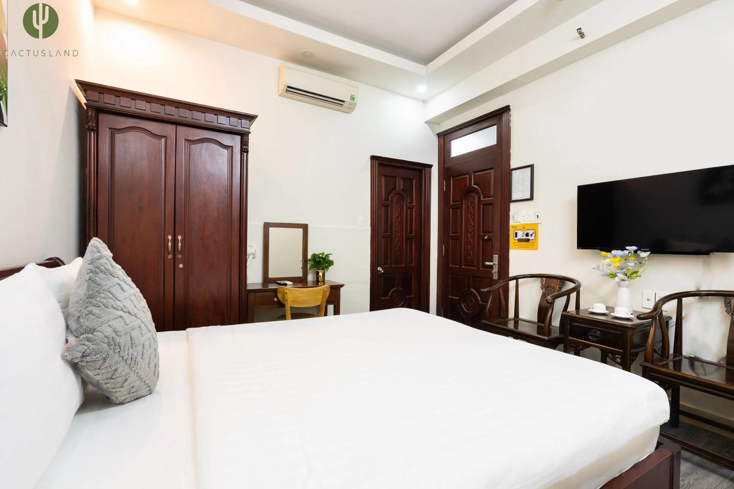 Bed in Cactusland Hotel Tan Binh Near T3 Station