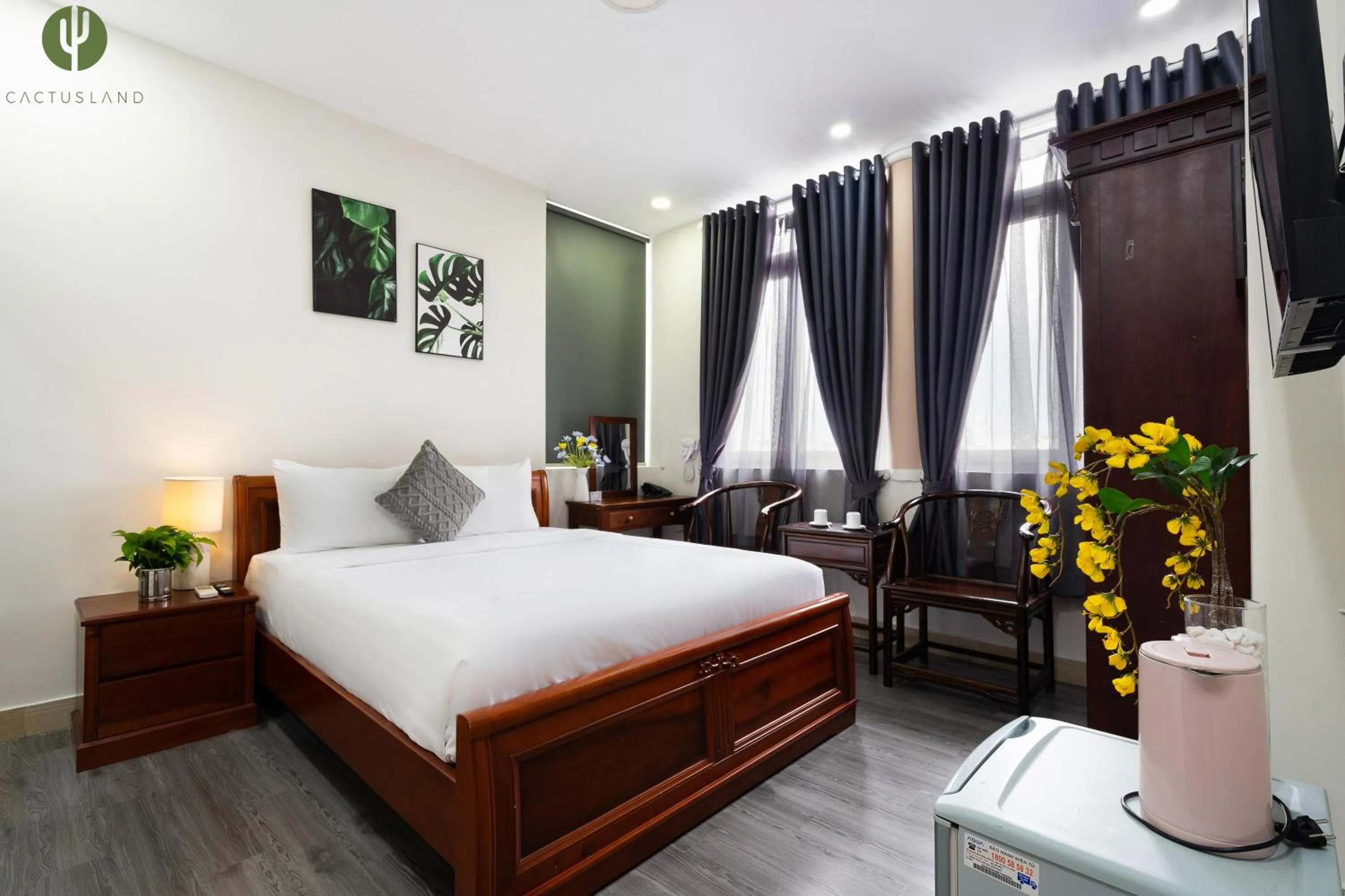 Bed in Cactusland Hotel Tan Binh Near T3 Station
