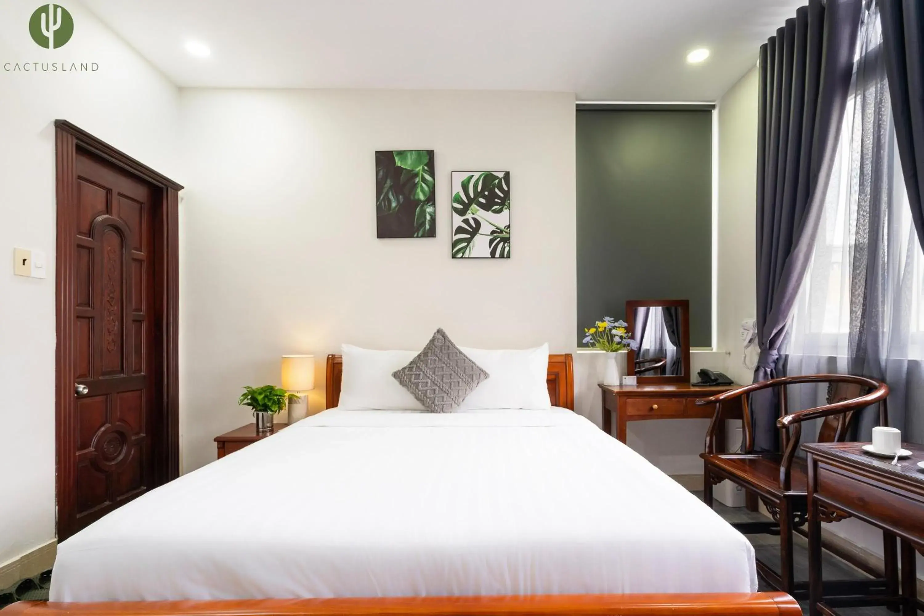 Bed in Cactusland Hotel Tan Binh Near T3 Station Bed in Cactusland Hotel Tan Binh Near T3 Station