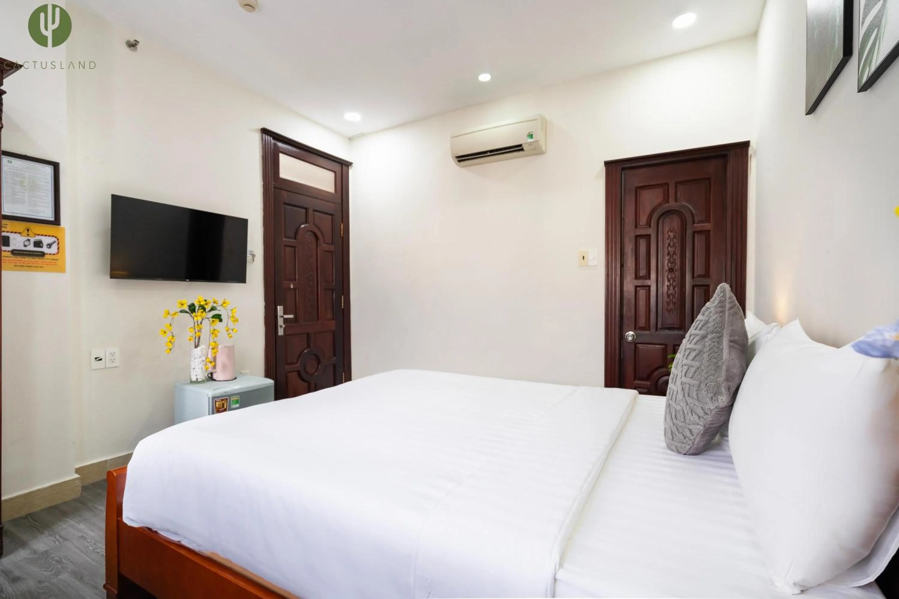 Bed in Cactusland Hotel Tan Binh Near T3 Station