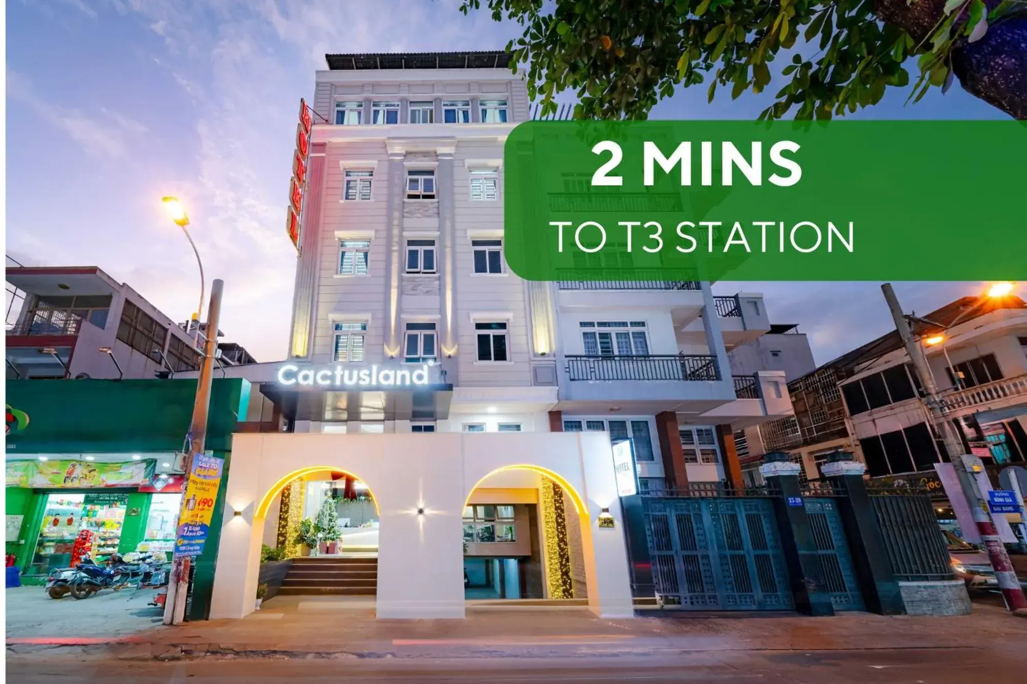 Property building in Cactusland Hotel Tan Binh Near T3 Station Property building in Cactusland Hotel Tan Binh Near T3 Station