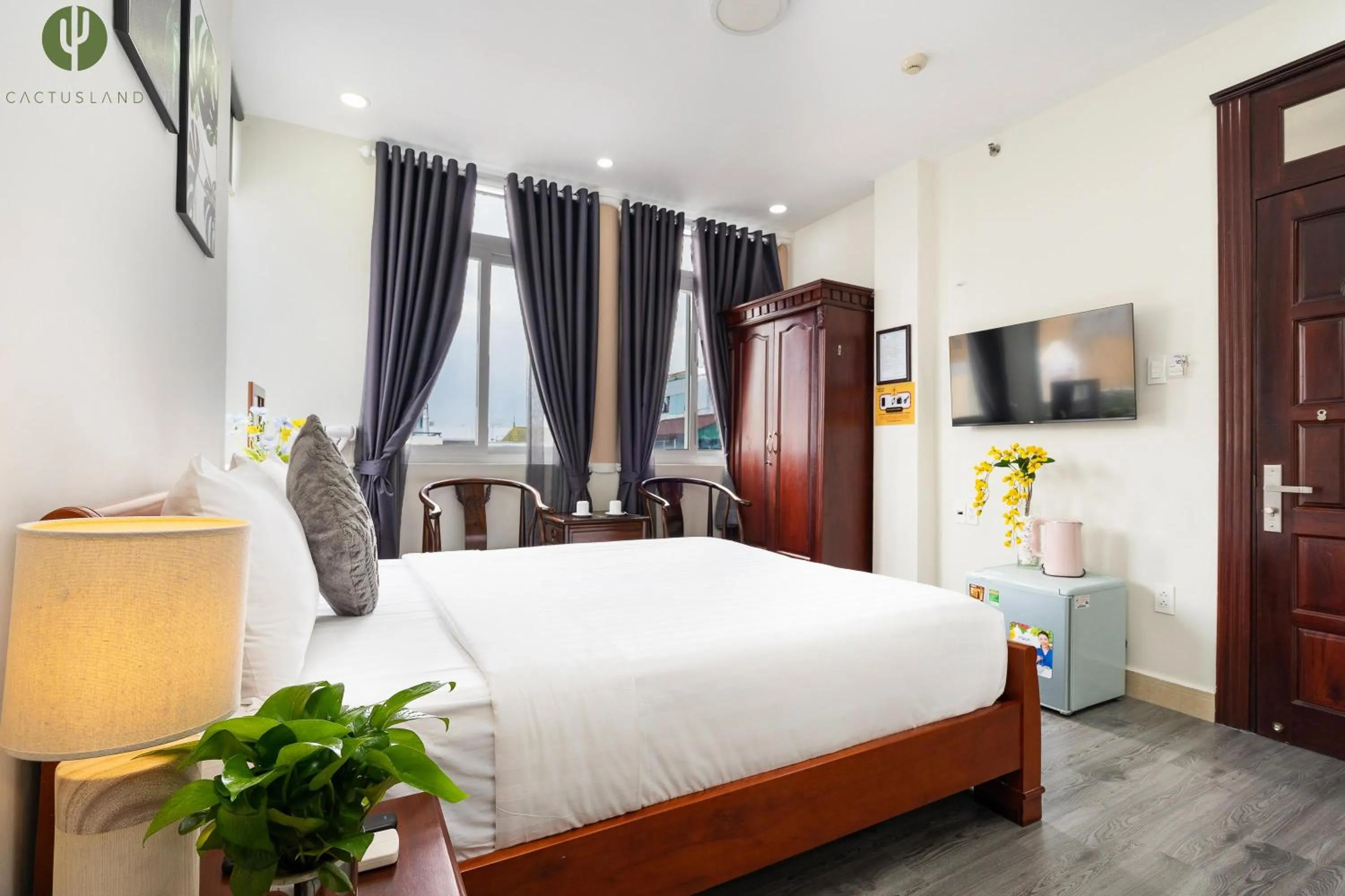 Bed in Cactusland Hotel Tan Binh Near T3 Station