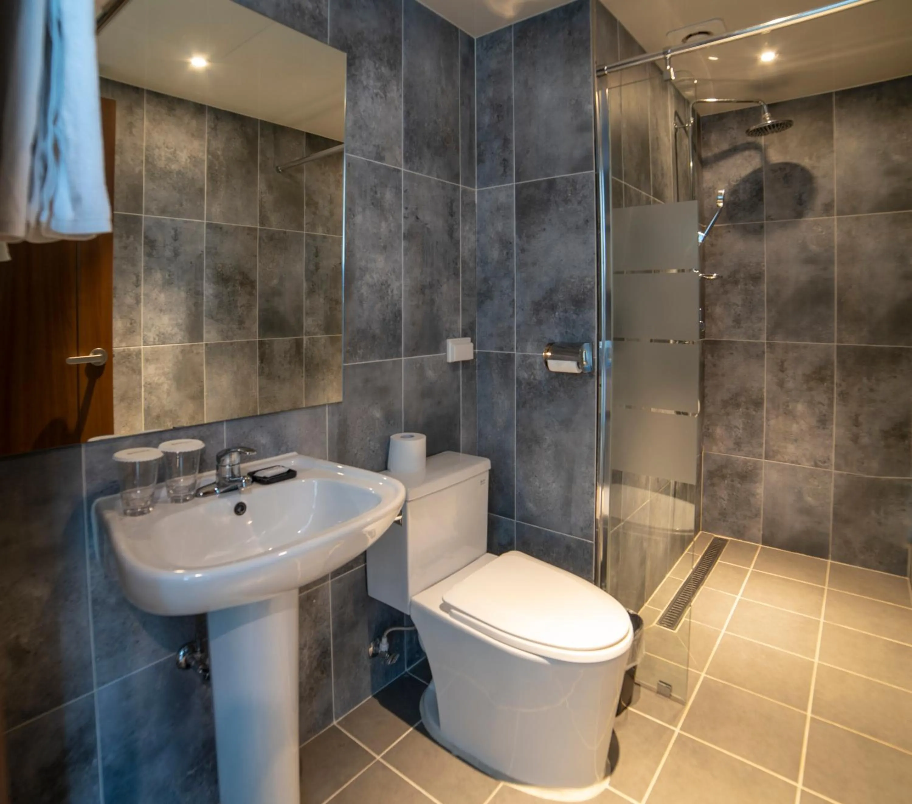 Bathroom in Ramada Encore by Wyndham Pyeongtaek