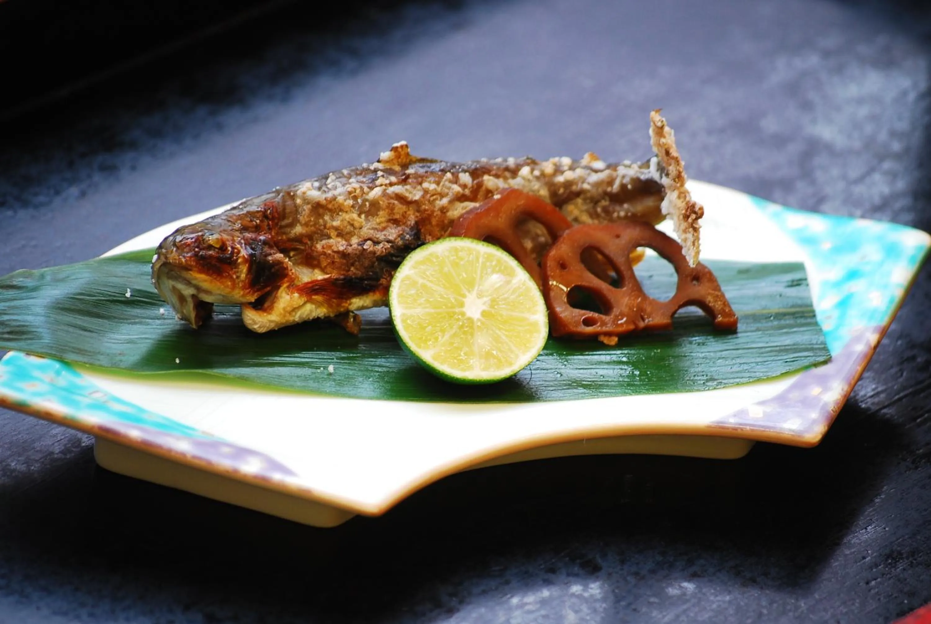 Food close-up in Oribana