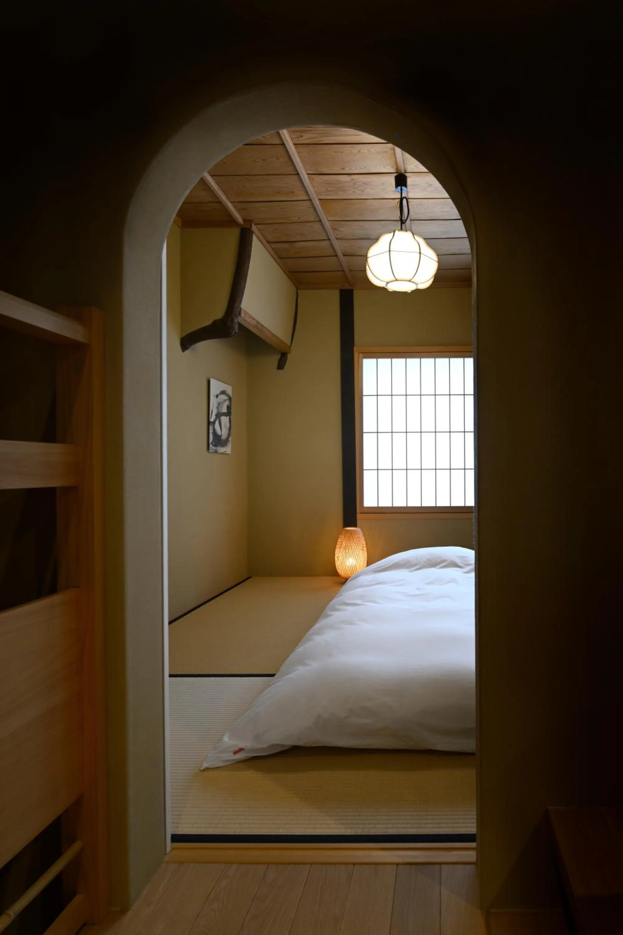 Bed in Guest House Kyoto Micasa