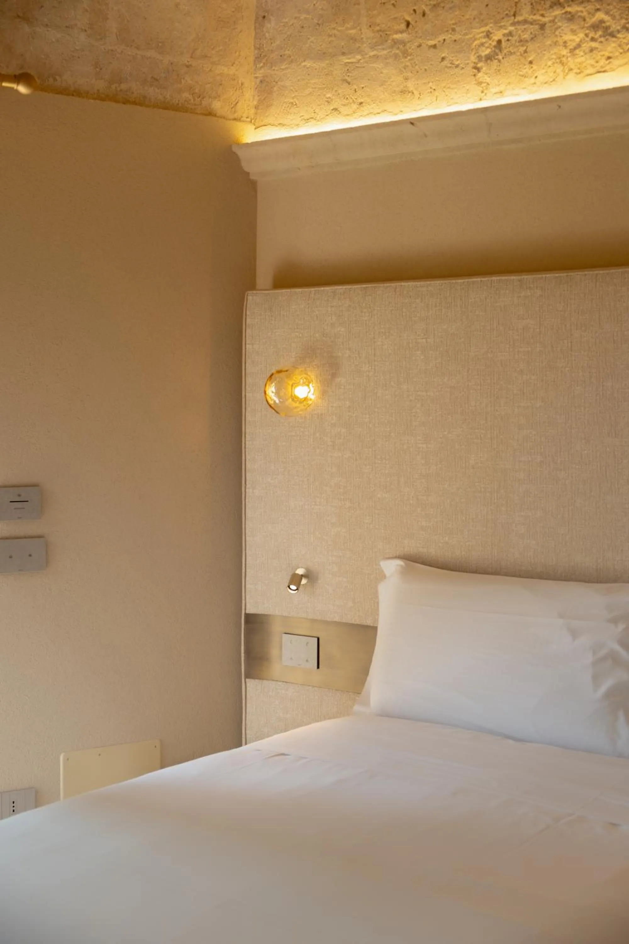 Decorative detail, Bed in Palazzo Del Duca Hotel & Restaurant