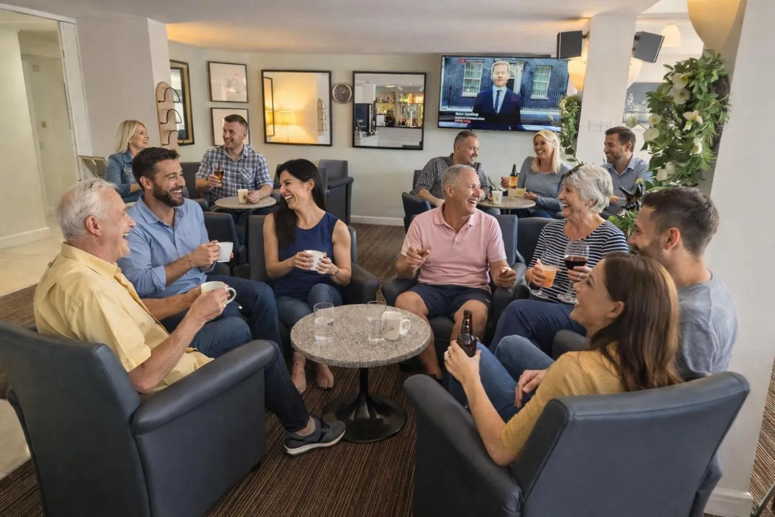 Lounge or bar in The Dolby Hotel Liverpool - Free city centre parking