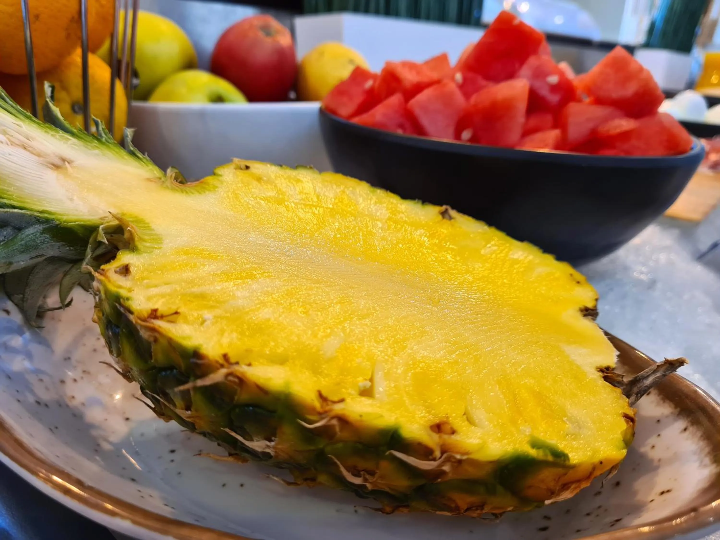 Buffet breakfast in The Originals City Hôtel Marseille Aéroport