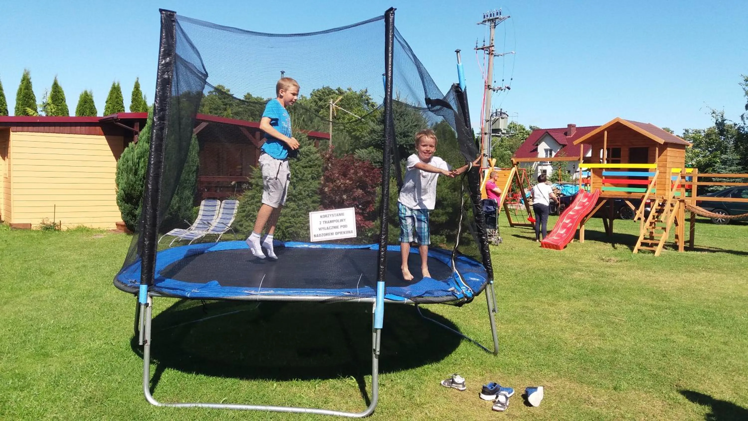 Children play ground in Dom Wczasowy Laguna