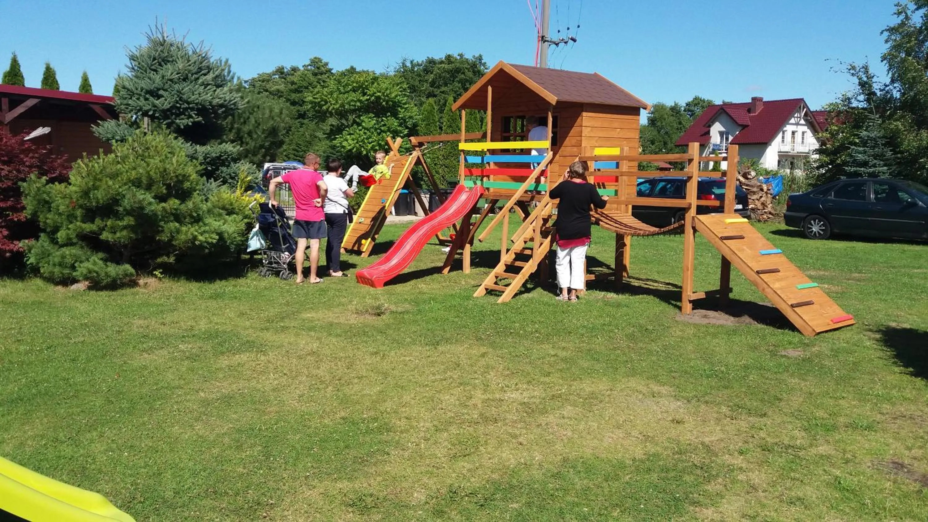Children play ground in Dom Wczasowy Laguna
