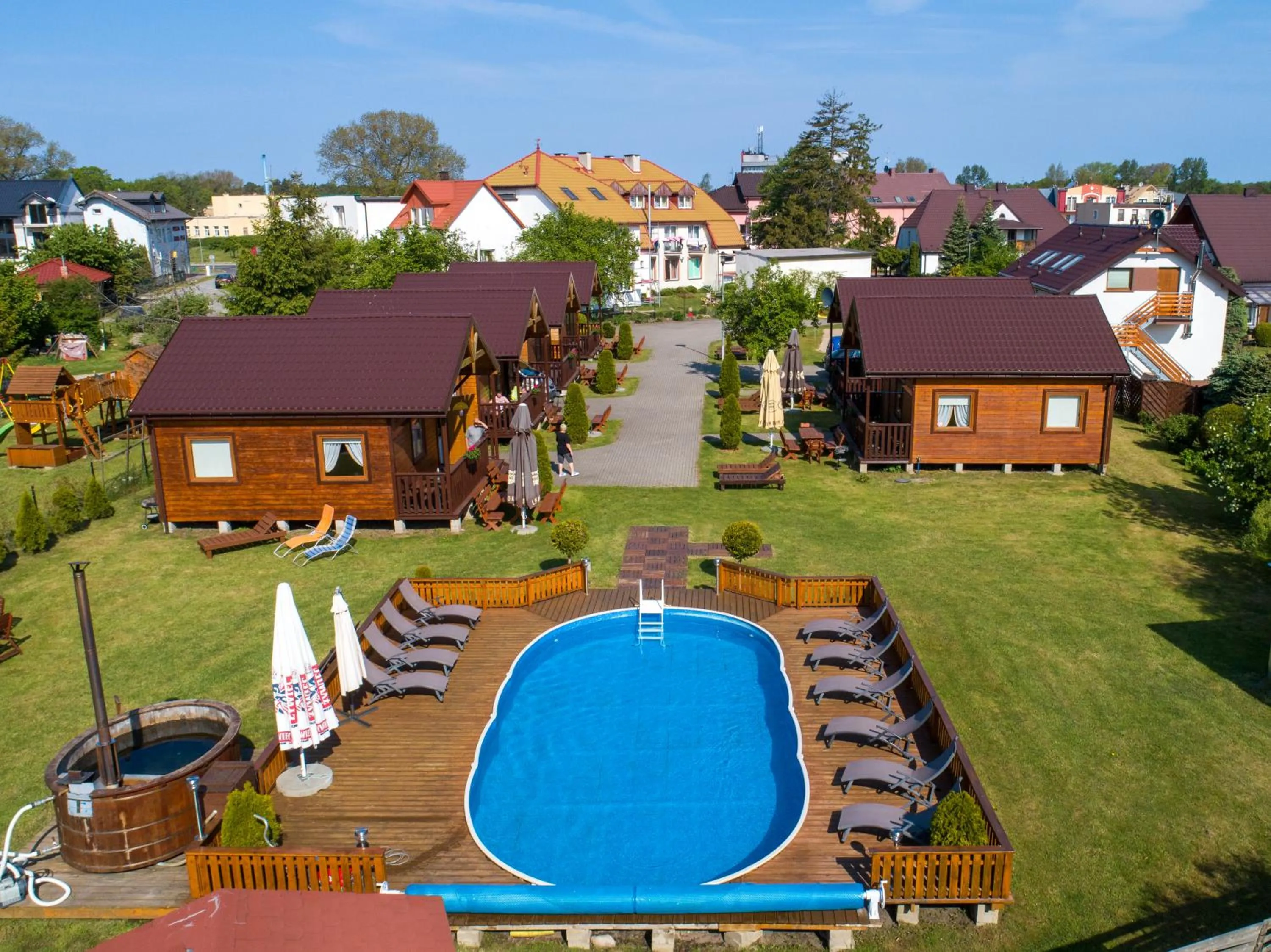 Swimming pool in Dom Wczasowy Laguna